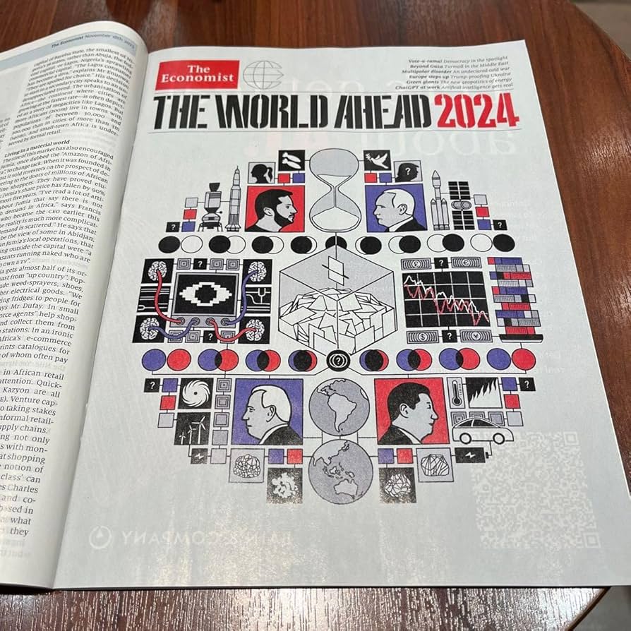 Amazon.co.jp: The Economist The World Ahead 2024 Nov18