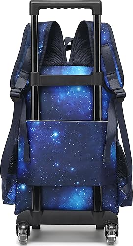 Miniatura 4 de CAMTOP Mochila con ruedas de 18 pulgadas para niñas, bolsa de viaje con ruedas, bolsas escolares para niños, mochila de equipaje con ruedas