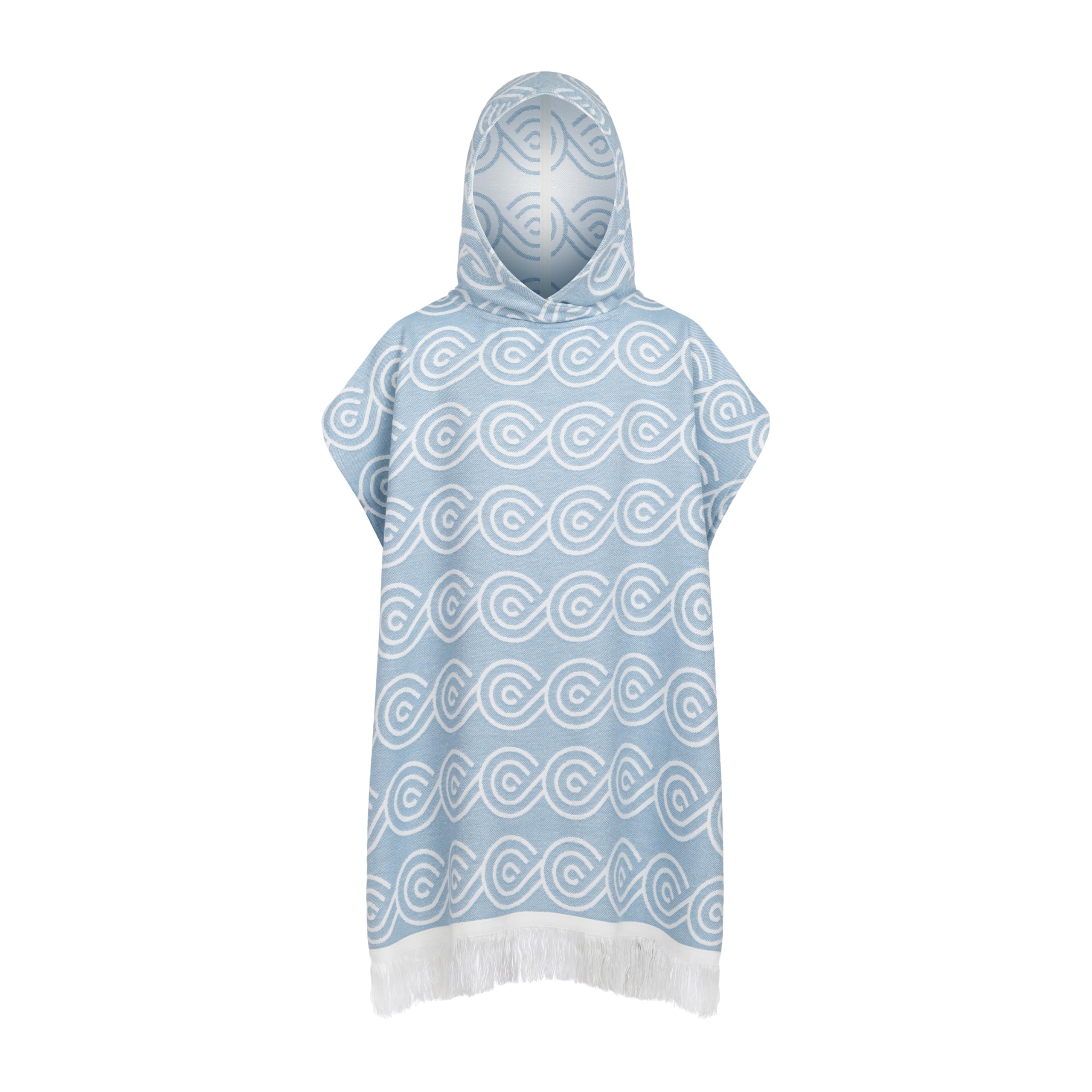 Kinder Badeponcho – SUMMER SEA – 70% Bambus-Viskose, 30% Baumwolle – Für Bad, Strand & Pool