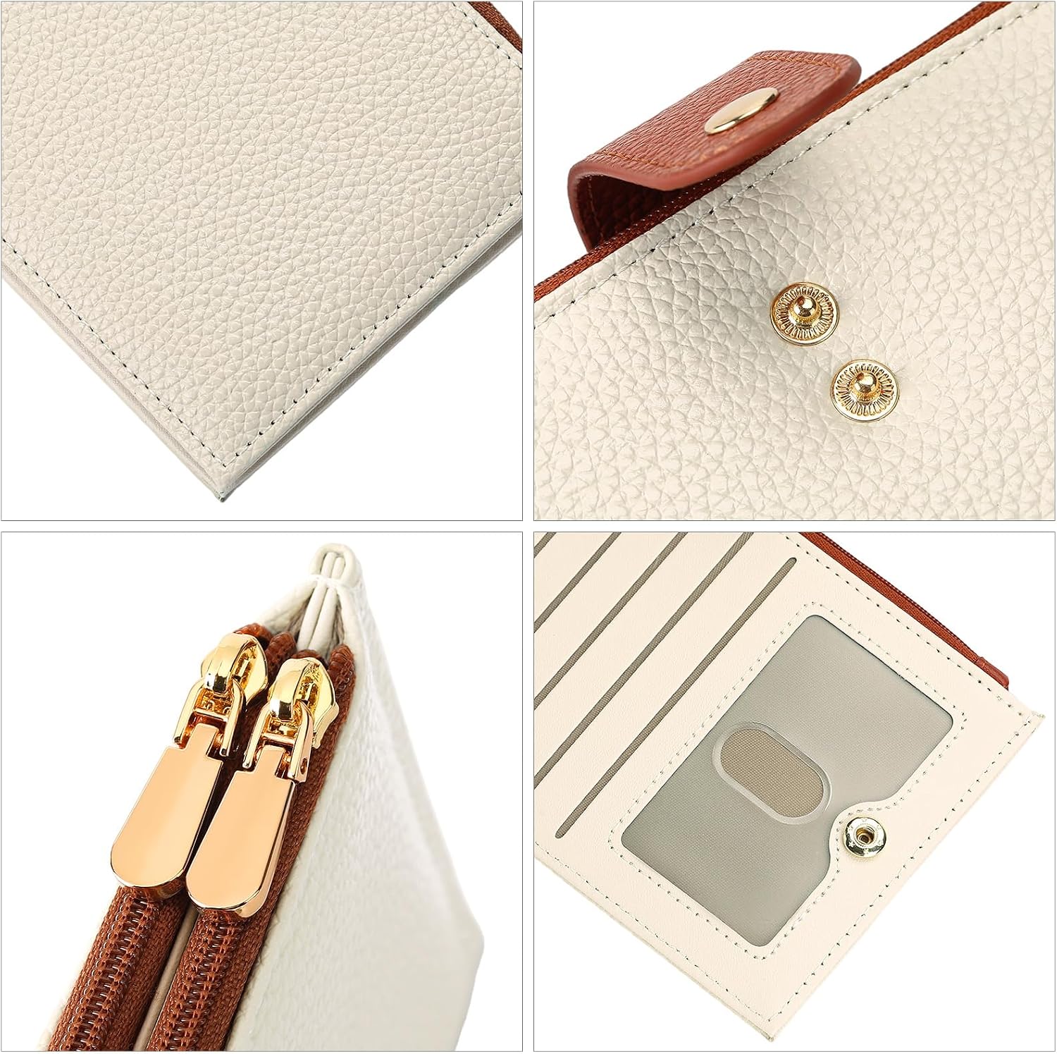 GOIACII Ultra Slim Wallet for Women Bifold Credit Card Holder RFID Blocking image 5