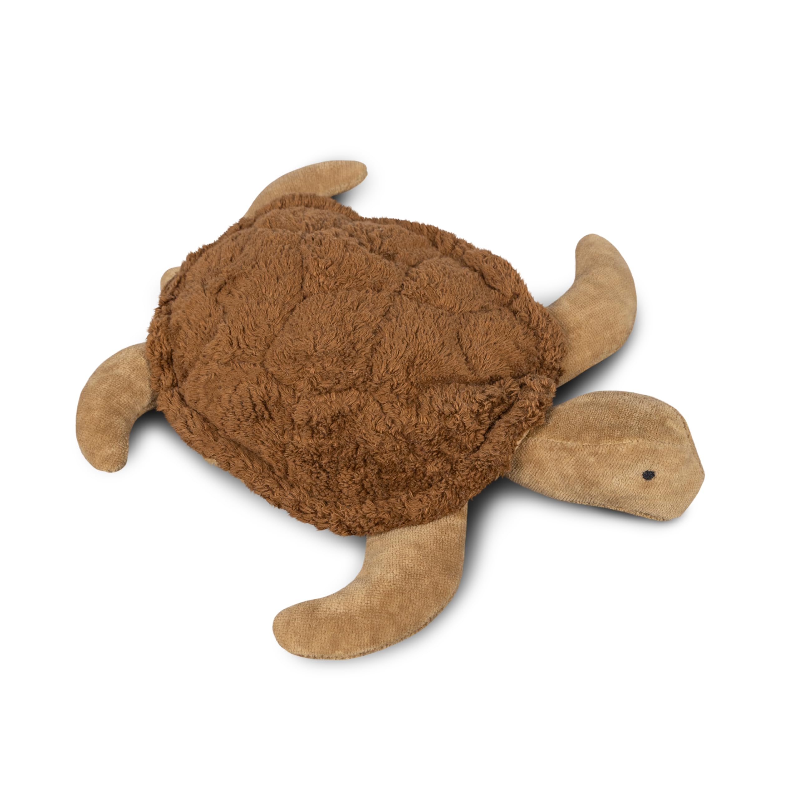 Kleine SENGER NATURWELT Kuscheltier-Schildkröte, Braun I Kuscheliger Begleiter, geeignet ab 3 Monaten I GOTS-zertifiziertes Plüschtier mit herausnehmbarem Wärmekissen