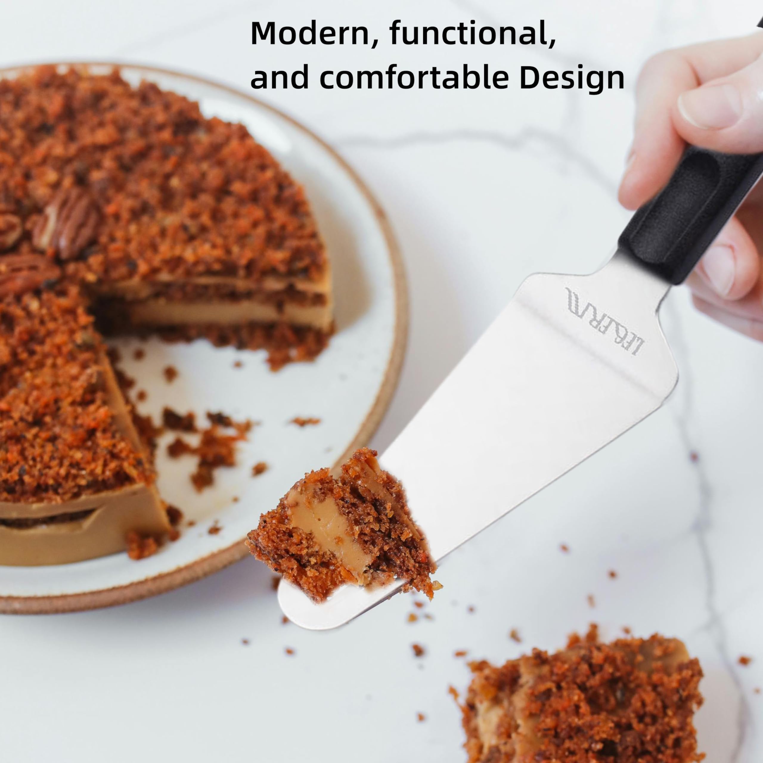 Pie Server Set - Stainless Steel Cake Knife & Spatula -3 Pie Server Set - Stainless Steel Cake Knife & Spatula -3