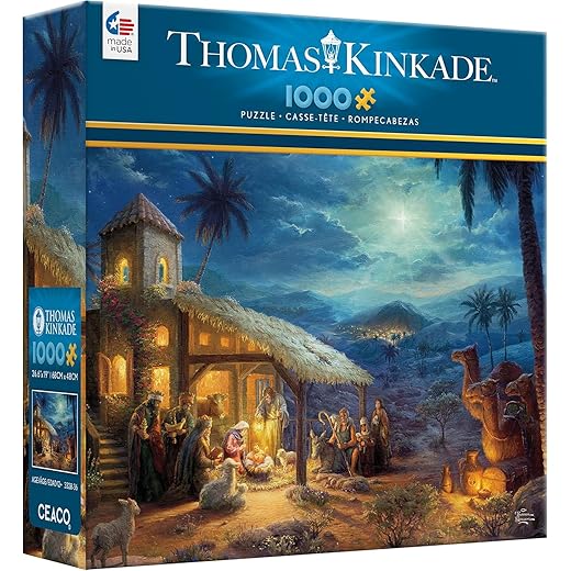 Ceaco - Thomas Kinkade - Holiday - Nativity - 1000 Piece Jigsaw Puzzle