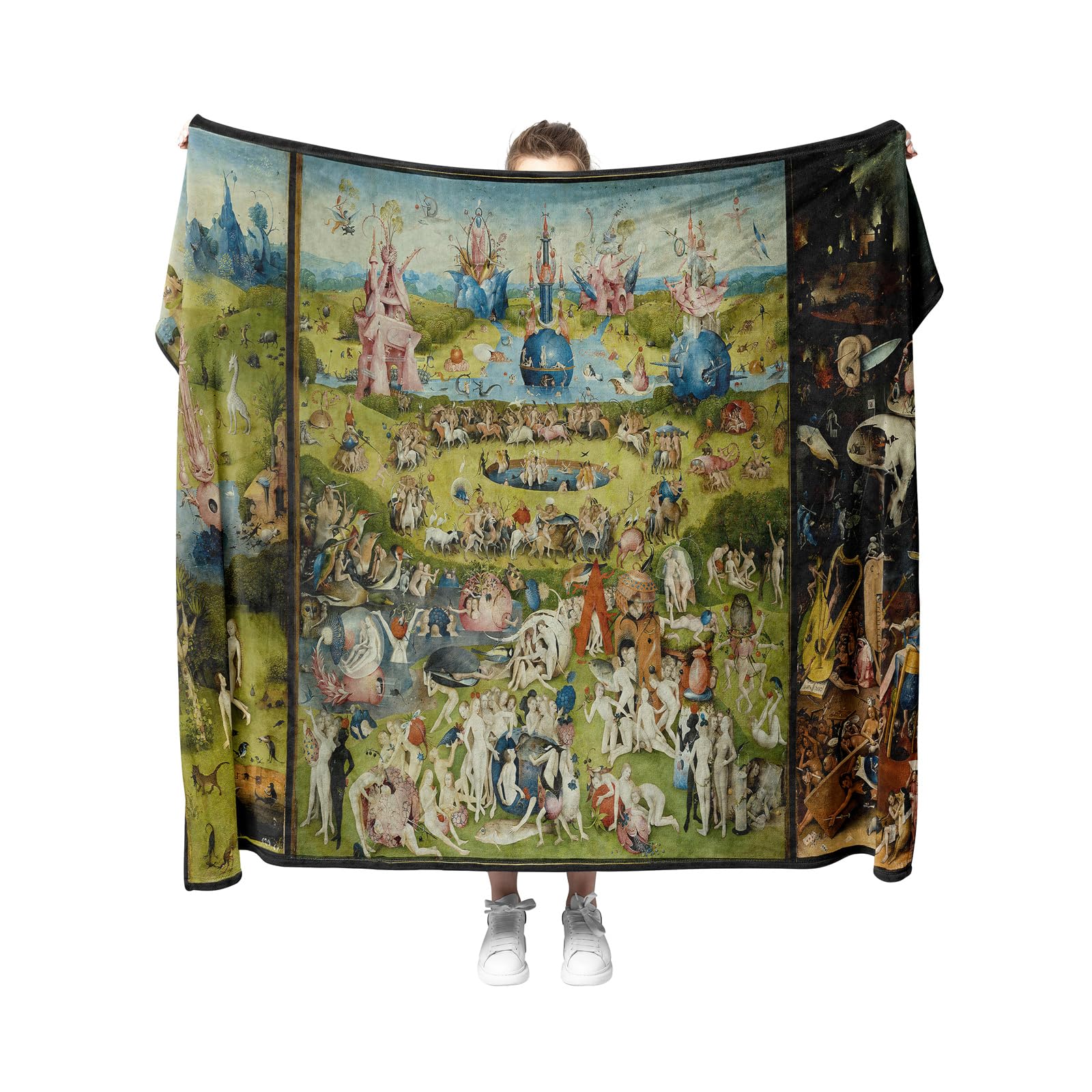 Lament ConfigurationThe Garden of Earthly Delights Throw Blanket for Women Men Couch Sofa Bed Decor 60" x 50" (150cm x 130cm)