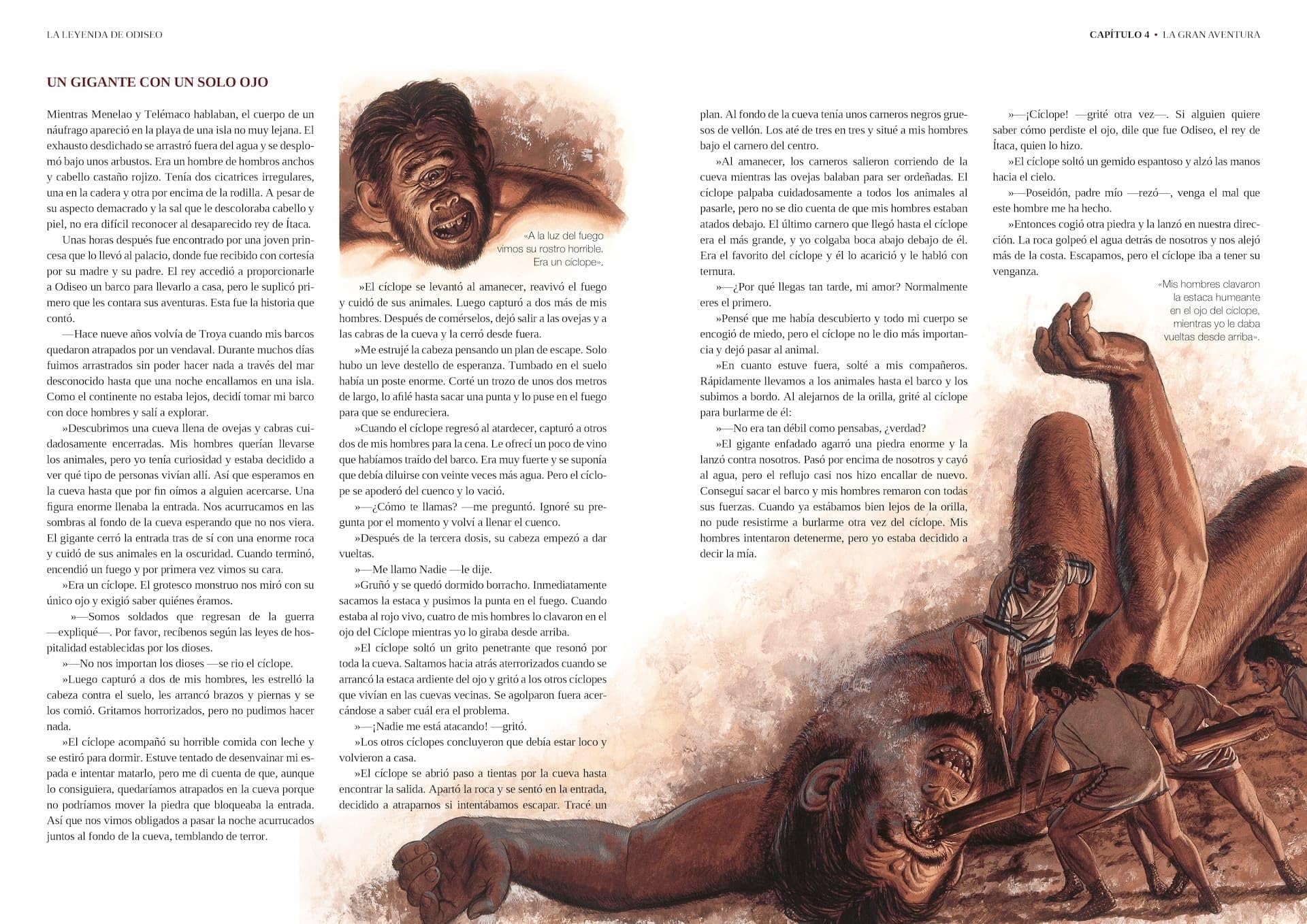 La leyenda de Odiseo: La Ilíada y la Odisea. El mito ilustrado
