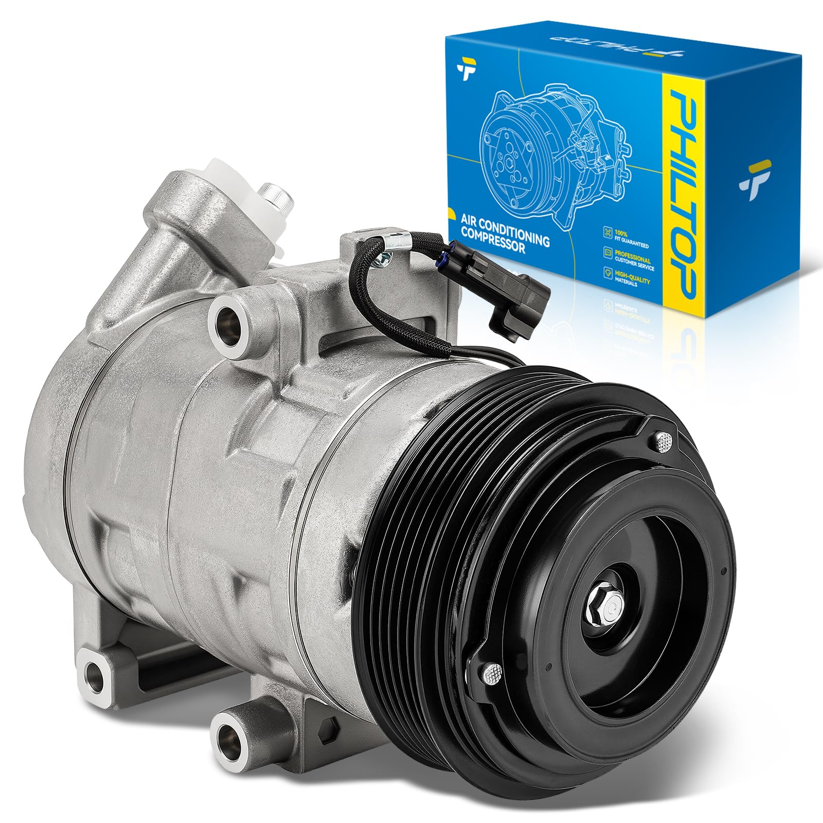PHILTOP 8L8Z19703A NEW AC Compressor for Mercury Mariner 2007-2011 3.0L