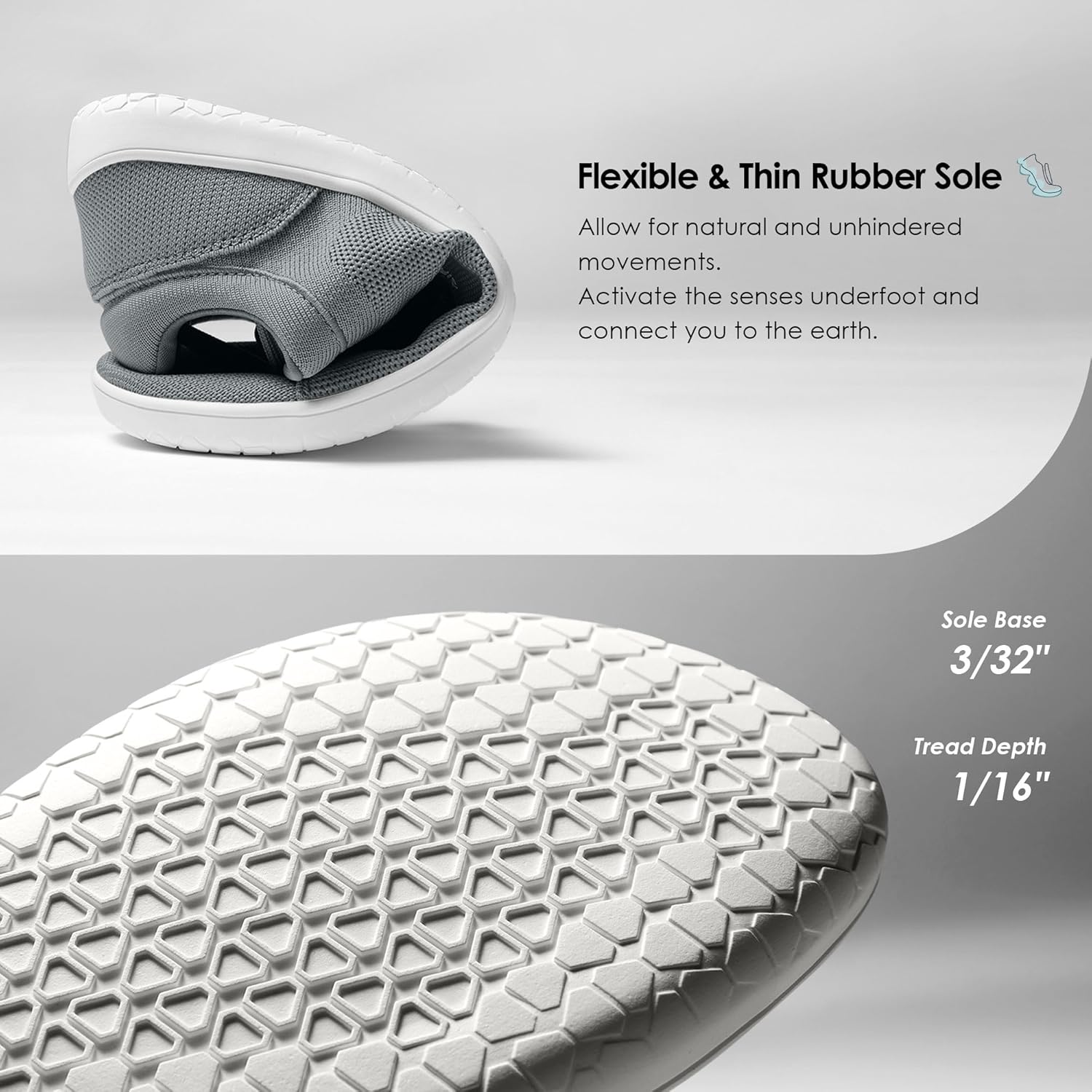 Mens Barefoot Shoes Lightweight Walking Shoes Wide Toe Box Flexible Zero Drop Sneakers for Men Summer Minimalist Casual Shoes - Image 4