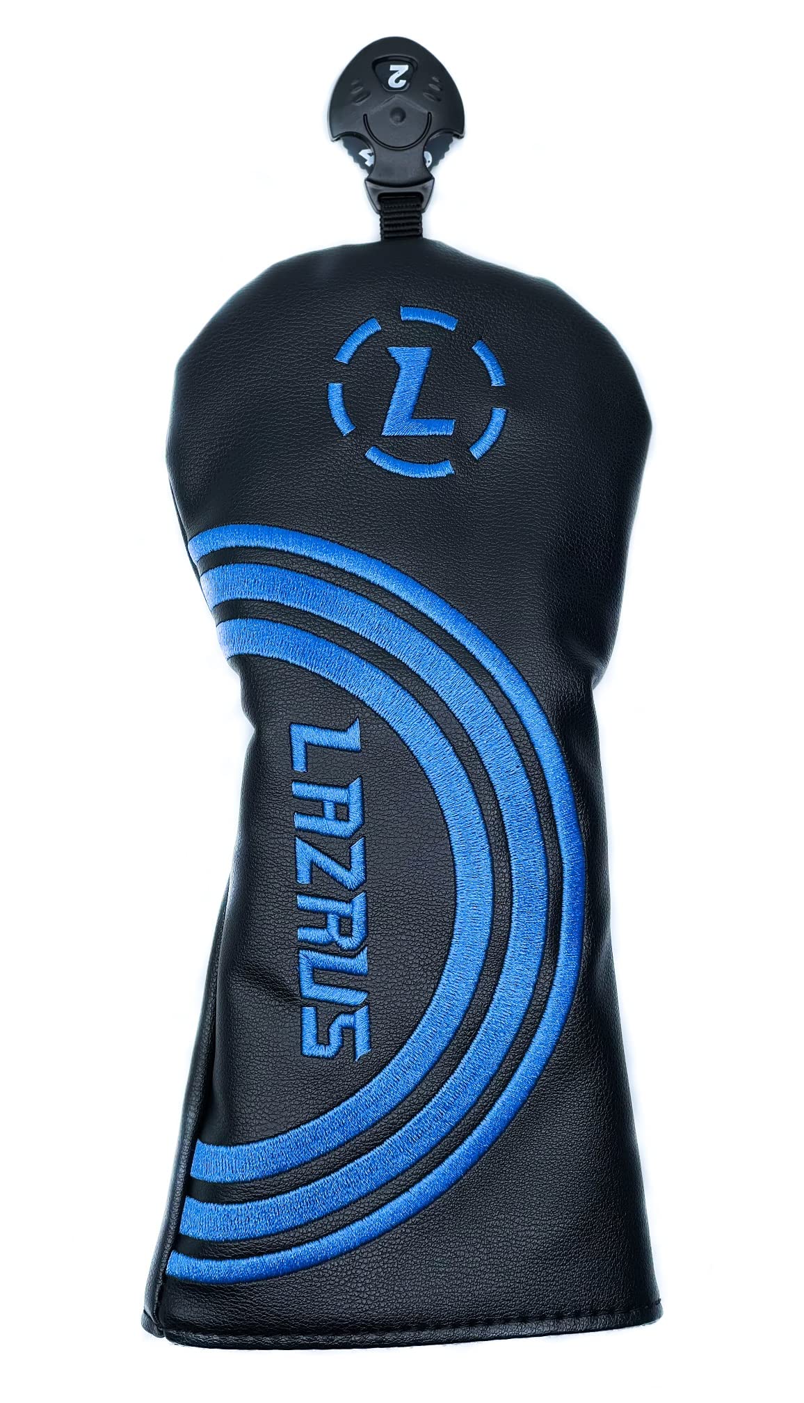 LAZRUS Premium Thick Synthetic Leather Hybrid Golf Club Covers - Fits Most Brand Golf Head Covers (Individuals or Set)