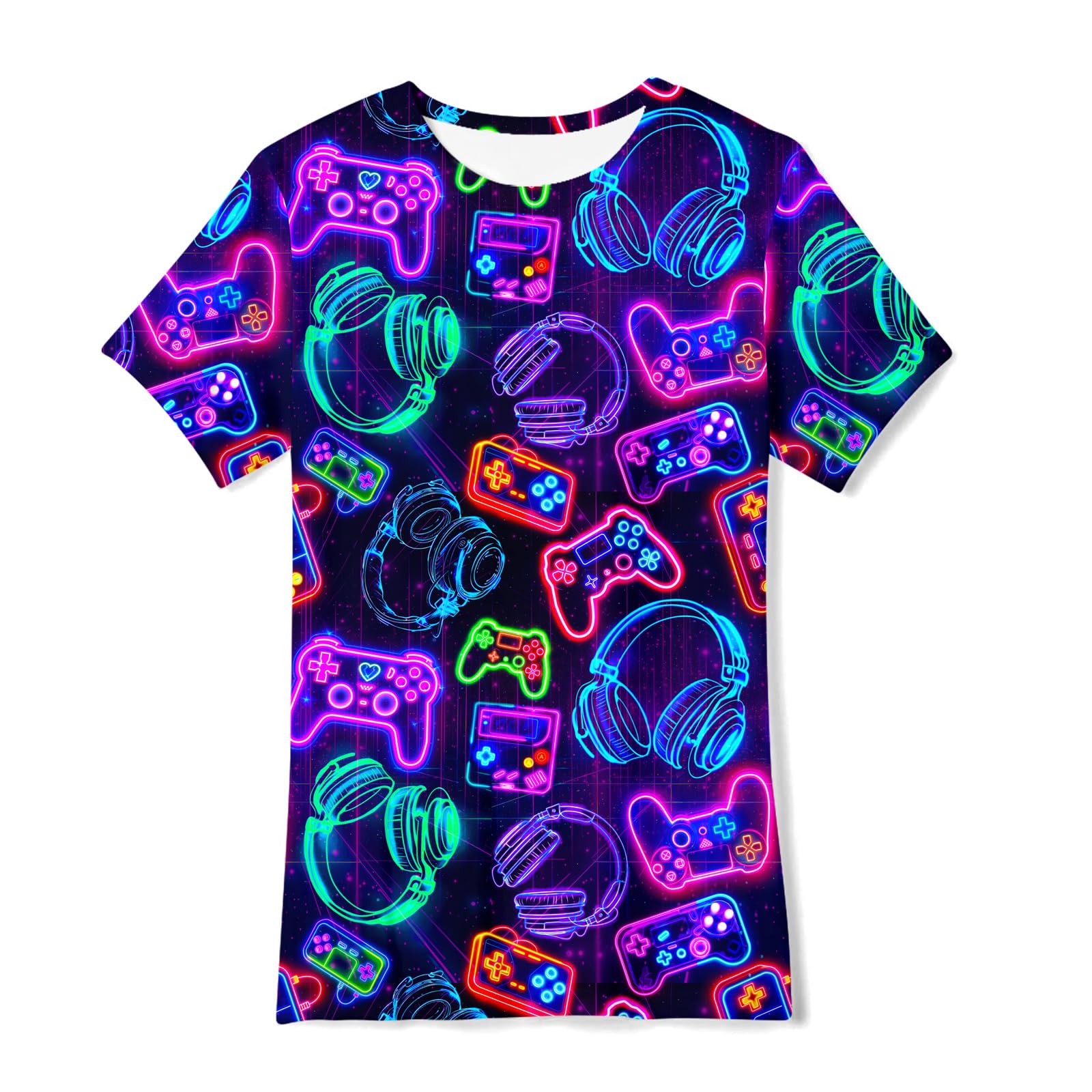 TUONROAD Jungen Mädchen T-Shirt 3D Sommer Casual Kurzarm Kinder T Shirts
