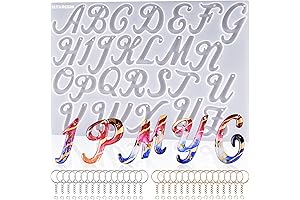 Giant Resin Letter Molds with Complete Accessories