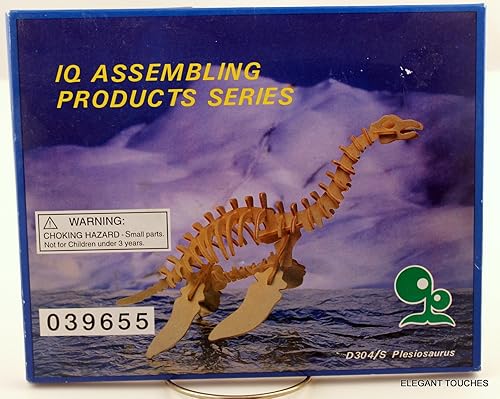Dinosaurio, kit modelo Plesiosaurus, madera, balsa NIB