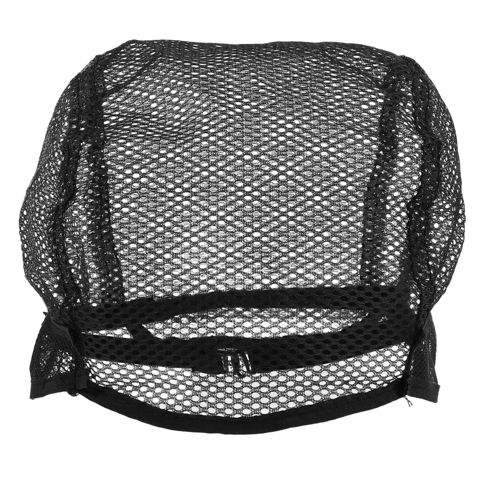 FRCOLOR 2Pc Adjustable Black Mesh Wig Caps for Making Wigs Durable Stretchy Fix Wig Hair Net Easy to Clean Head Cover for Hair Weaving and Styling