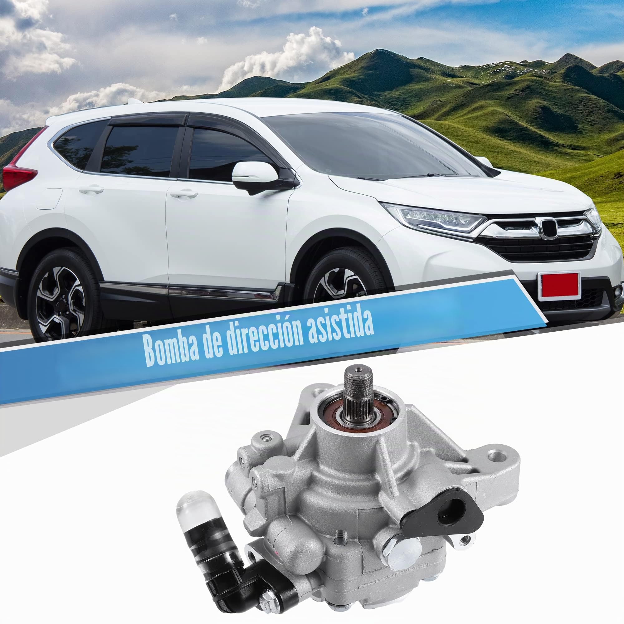 X AUTOHAUX Bomba De Dirección Asistida Para Honda Accord 06-07 1Pc