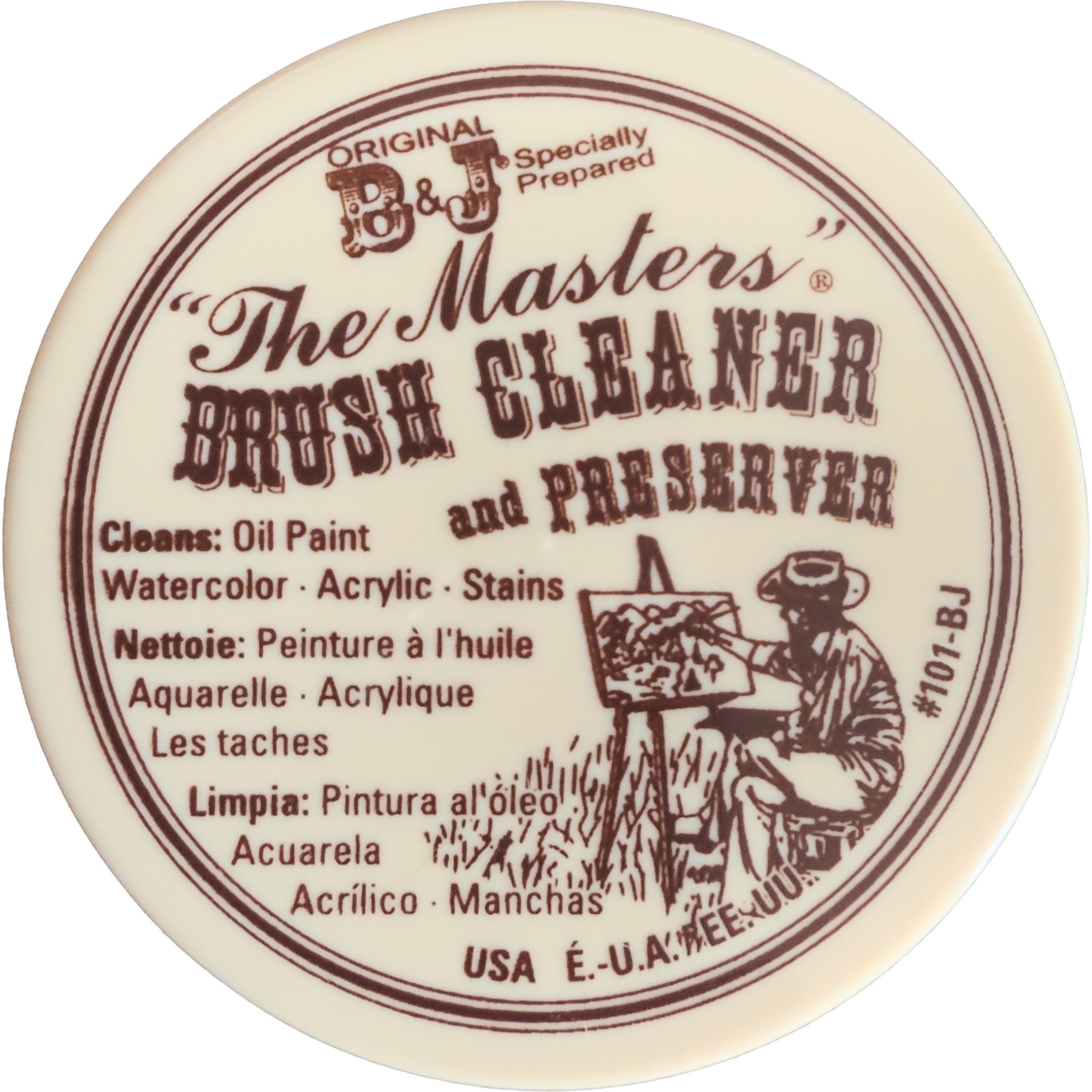 Nettoyant Et Conservateur The Master's Brush - 2,5 Oz, Pour Pinceaux Et Brosses !