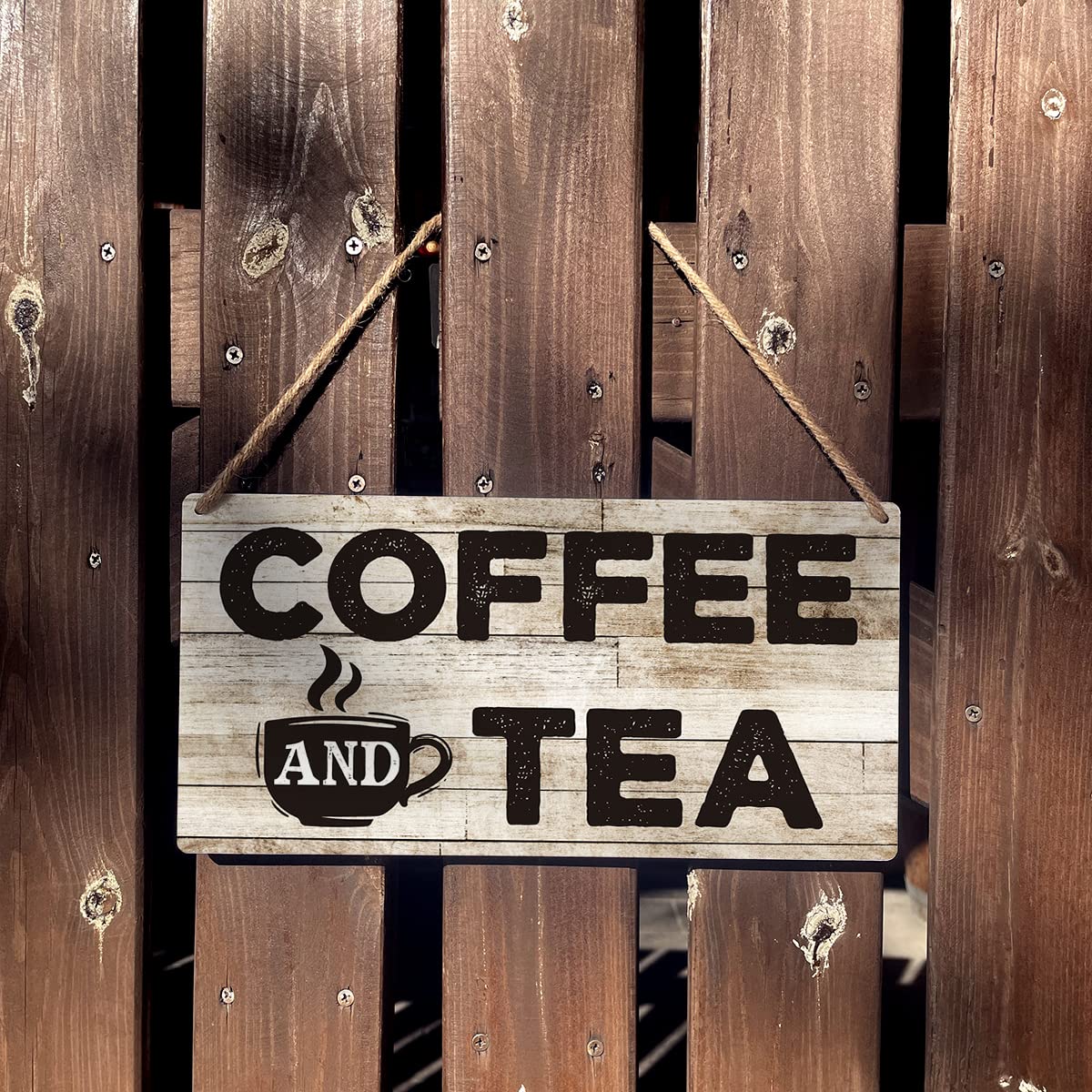 Cartello vintage per pausa caffè, decorazione per cucina