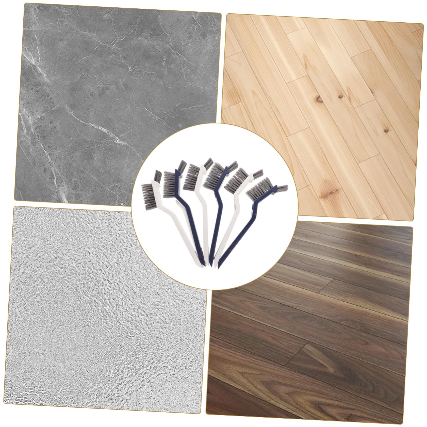 SHERCHPRY 3 Series Cepillos De Limpieza Para Ranuras Y Azulejos Cepillo Para Herramienta De Limpieza Para Hogar Para Reducidos Y Baños 6 Piezas*3