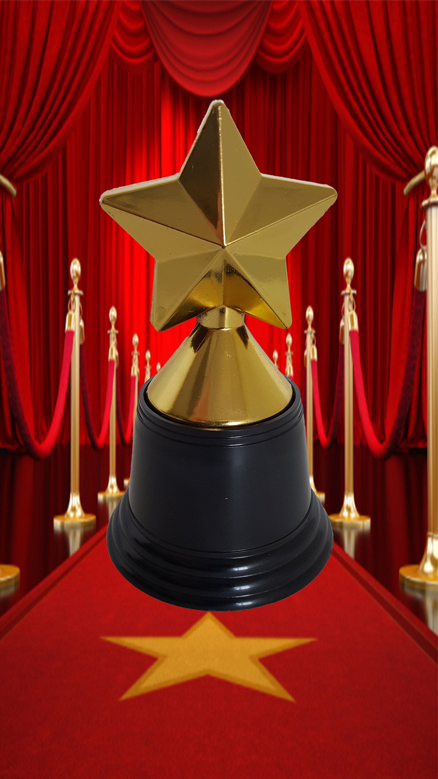 Trofeo de plástico Dorado premios - Trofeo a Granel.