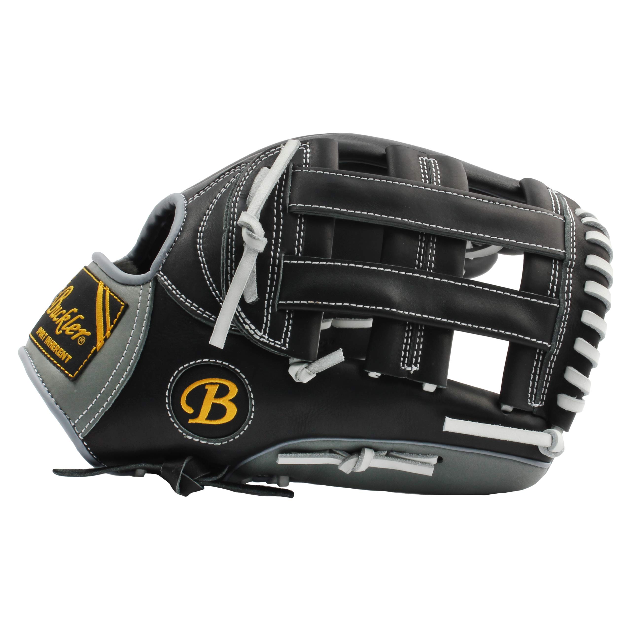 BUCKLERHoplite' Series - Adult Baseball Gloves - Outfield/Catcher - 12.5" / 12.75" / 13" / 33.5" - RHT & LHT
