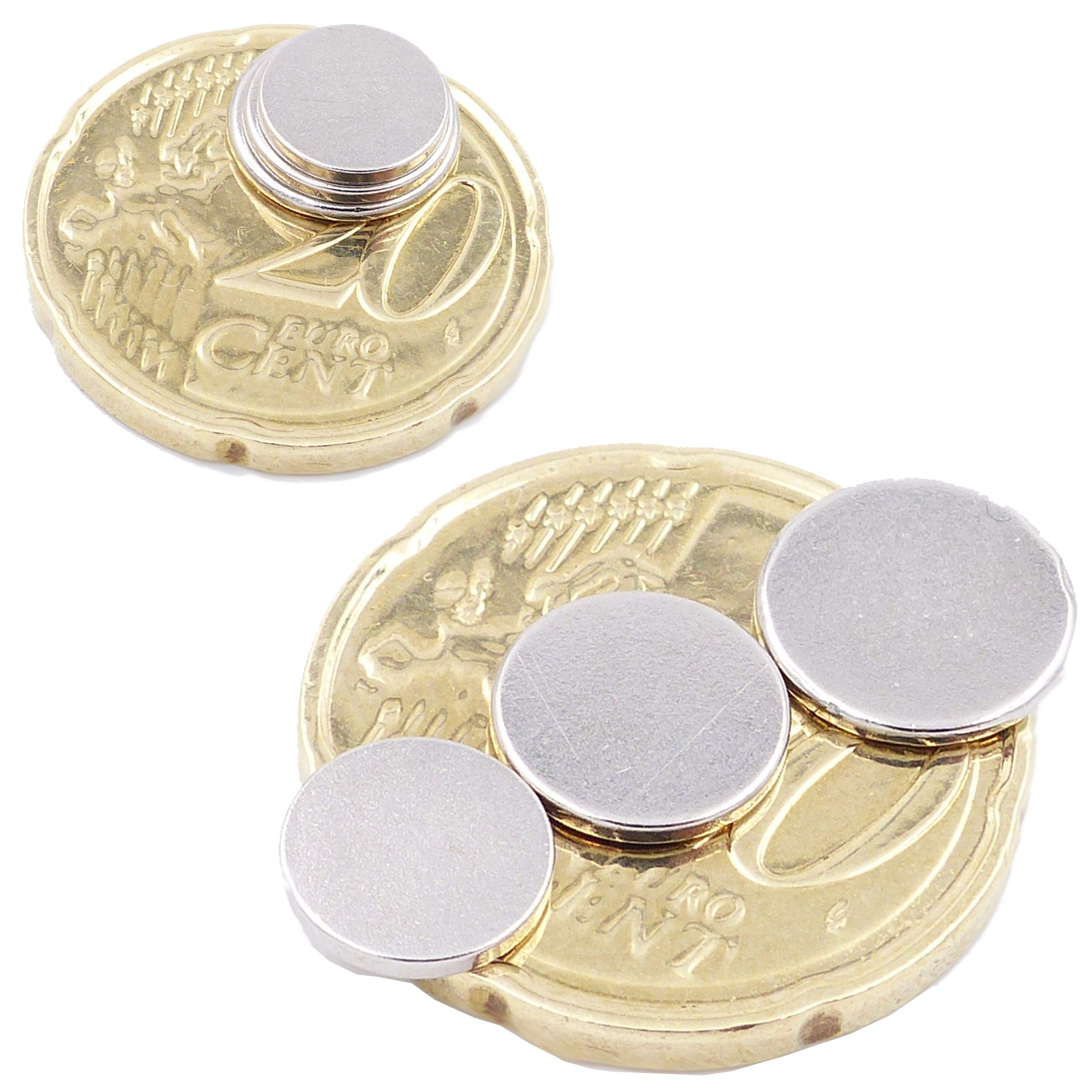 Brudazon Set di 30 Mini Magneti Dischi da 8x1mm + 9x1mm + 10x1mm