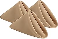 Vista 42 de Utopia Home Servilletas de tela blanca (paquete de 12, 17 x 17 pulgadas), servilletas de cena ideales para fiestas, bodas y almuerzos/cenas