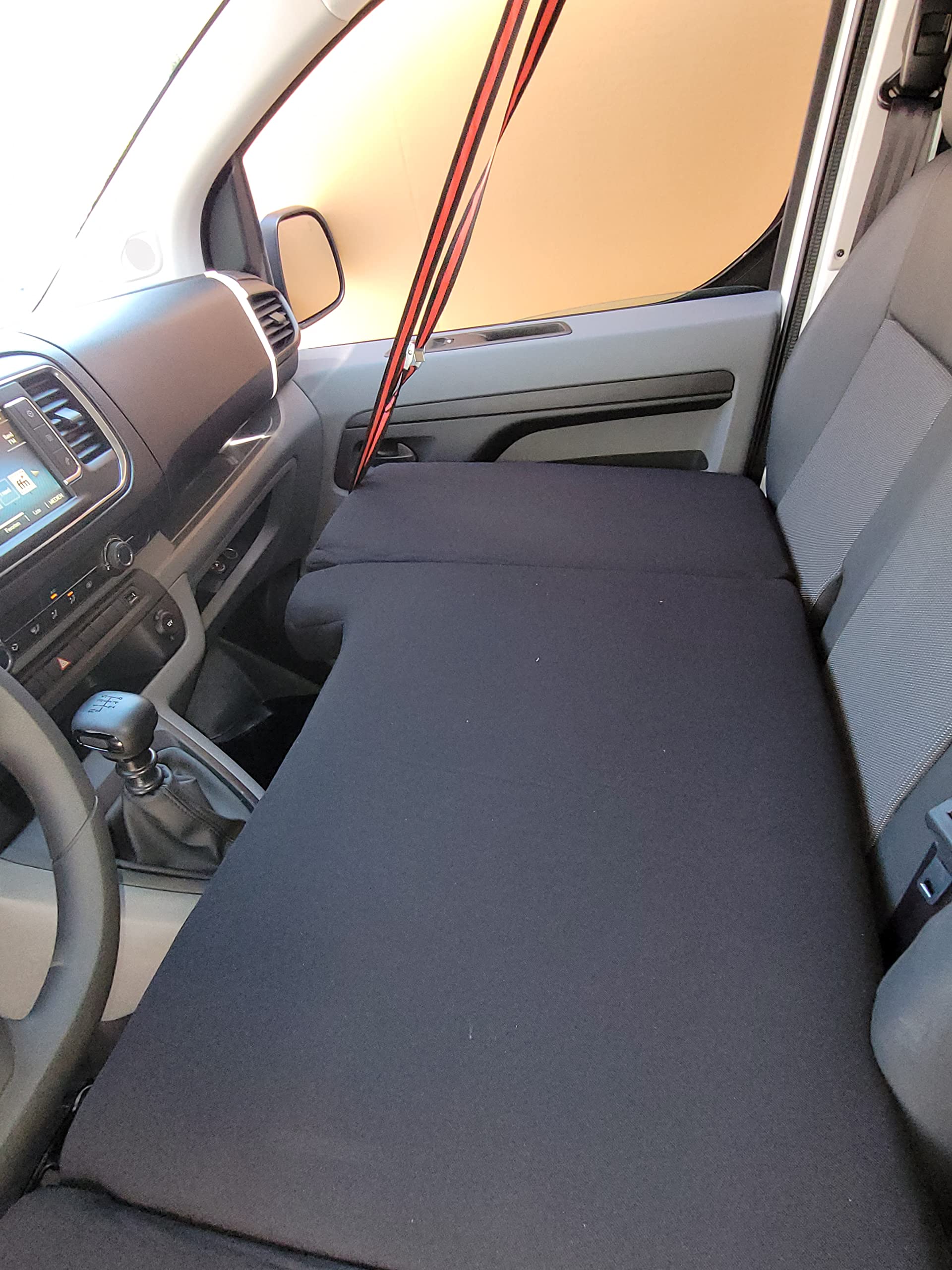 BREMER SITZBEZÜGE Camper-Bett Kinderbett Fahrerhausbett kompatibel mit Toyota ProAce 2 / ProAce Verso 2016 Wohnmobil zubehör Wohnmobilbett Camping Camper Zubehör
