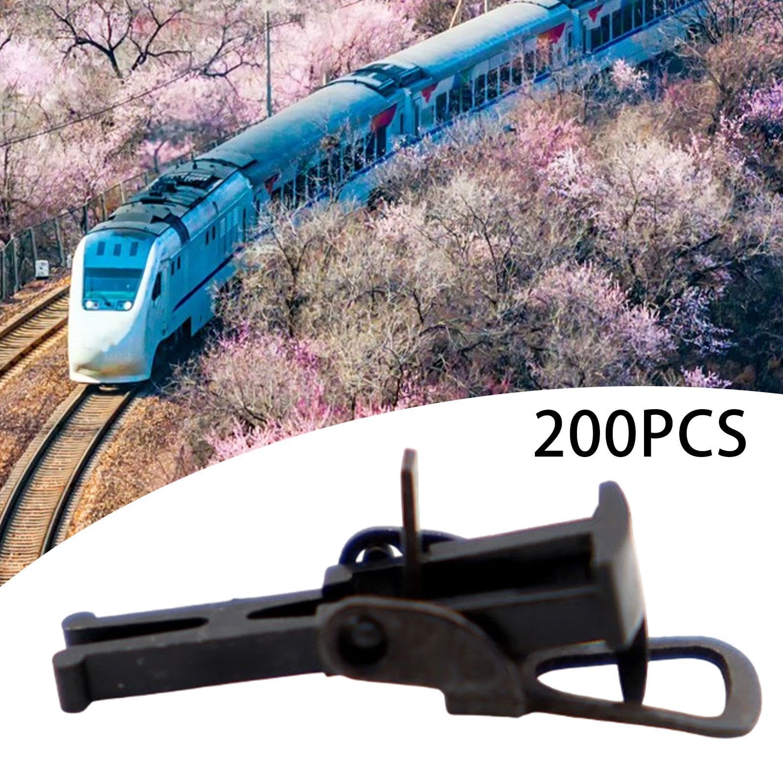 kowaku 12Pcs HO Scale Trains Coupler,Model Railway Accessories,Replace Sturdy Trains Hook for 1:87 HO Model Trains,DIY Accessories