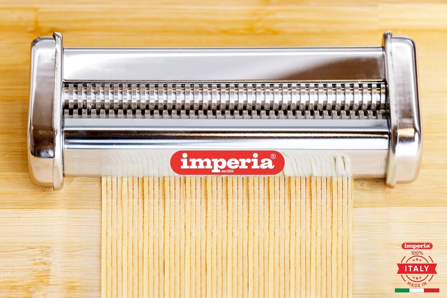 Imperia Simplex Classic Line, Manual Pasta Maker Accessory, Steel, 100% Made in Italy, Capelli d'Angelo 4230