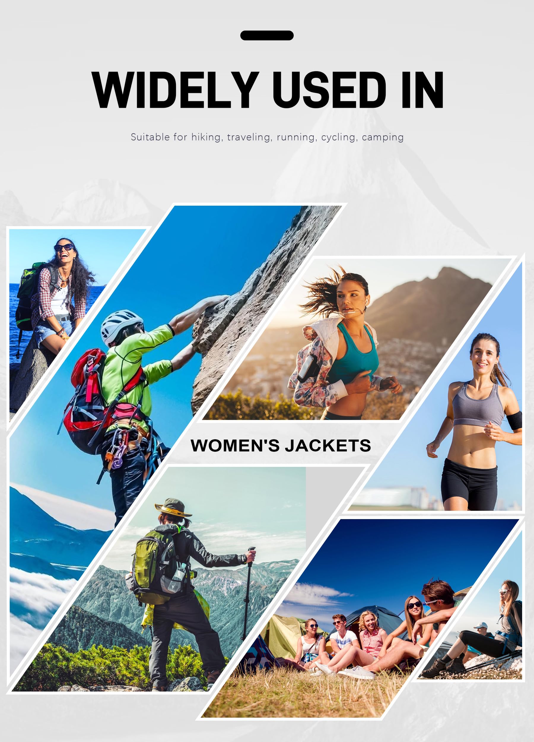 Giacca softshell da donna, impermeabile, traspirante, antivento, foderata, con cappuccio, per attività all'aperto, escursionismo, S-3XL