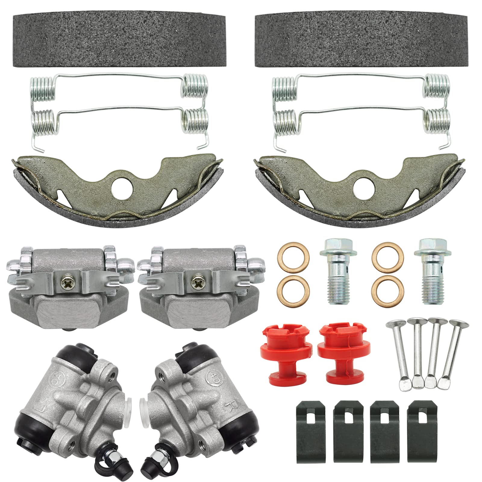 Amazon.com: M MATI Front Brake Wheel Cylinders Shoes