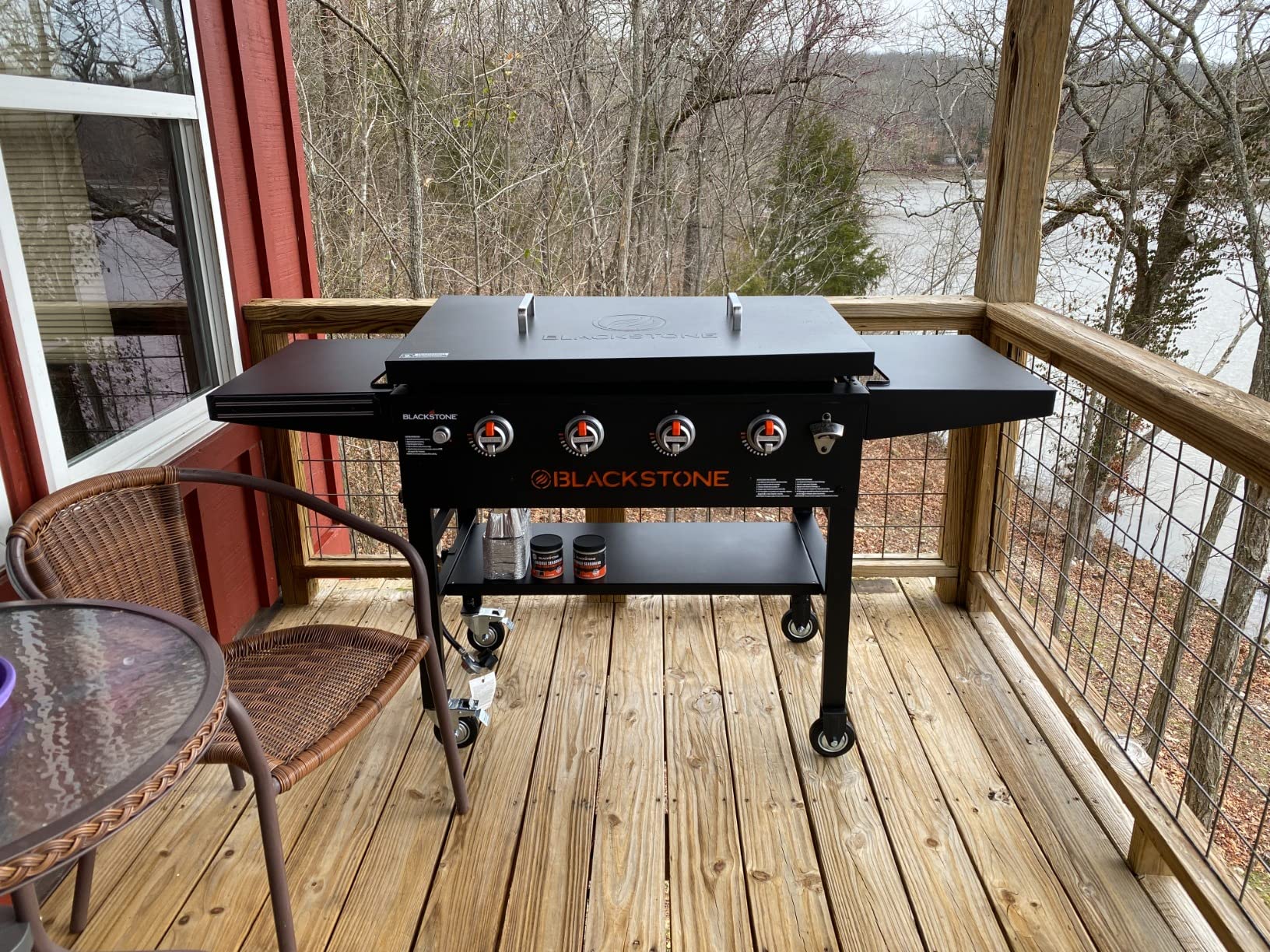 7/mo Finance Blackstone 1528 600D Polyester Heavy Duty Flat top Gas