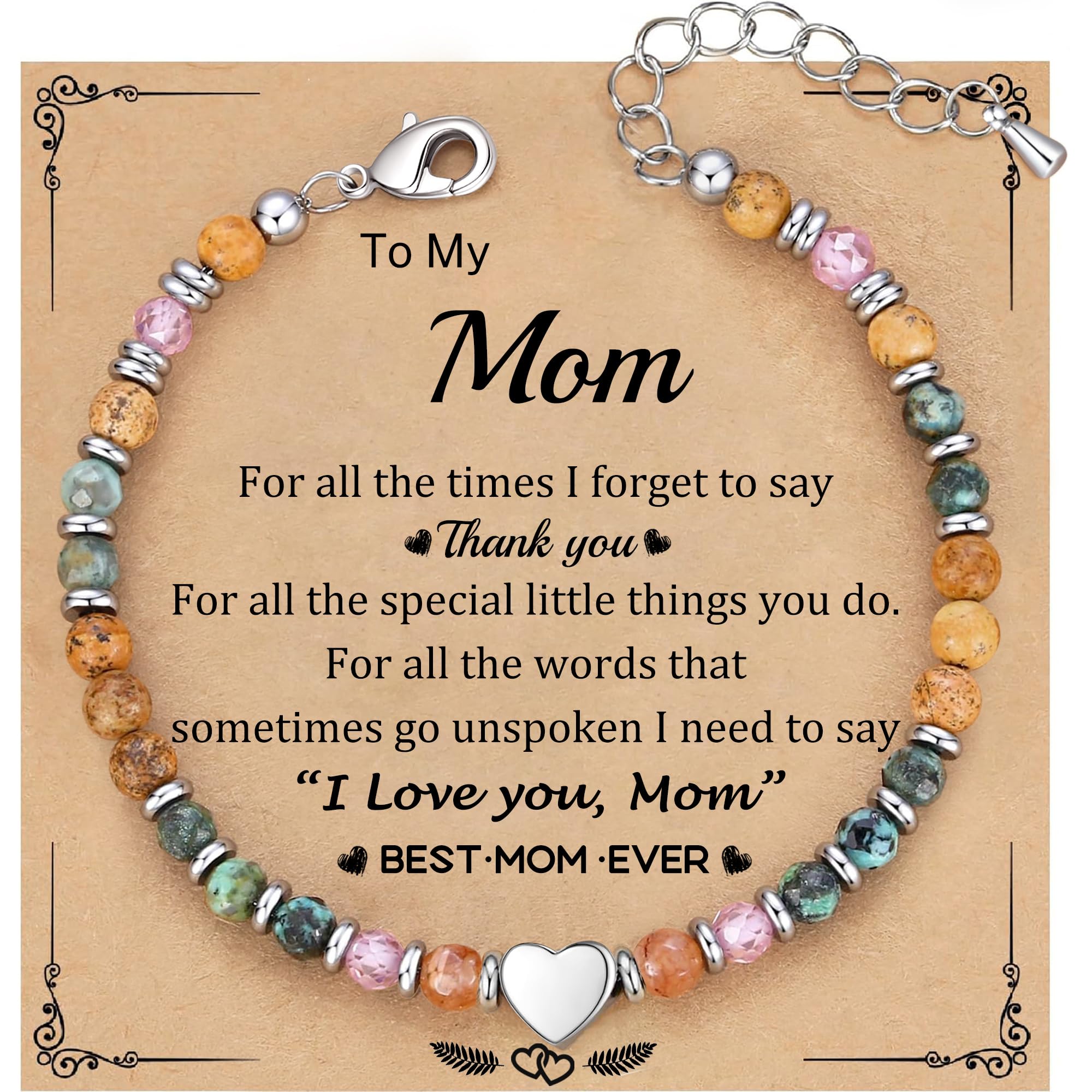 Best Friend Bracelet Gifts for Women Sister Bestie, Christmas Gift for Teens Mom Daughter Granddaughter Birthday Gift for Her Stocking Stuffers