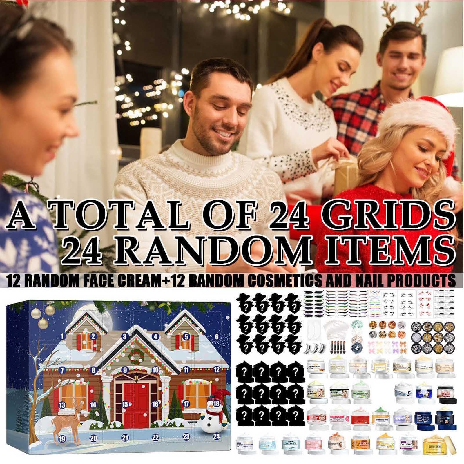 Beauty adventskalender 2024 make-up set verwennerij huidverzorging aftelkalender (zwart Beauty adventskalender 2024 make-up set verwennerij huidverzorging aftelkalender (zwart