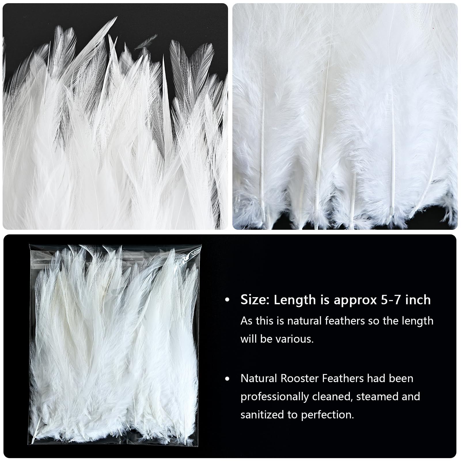 Douze Plumes Courtes De Selle De Coq Grizzly Olive Doré De La Ferme Whiting Pour Extensions De Cheveux