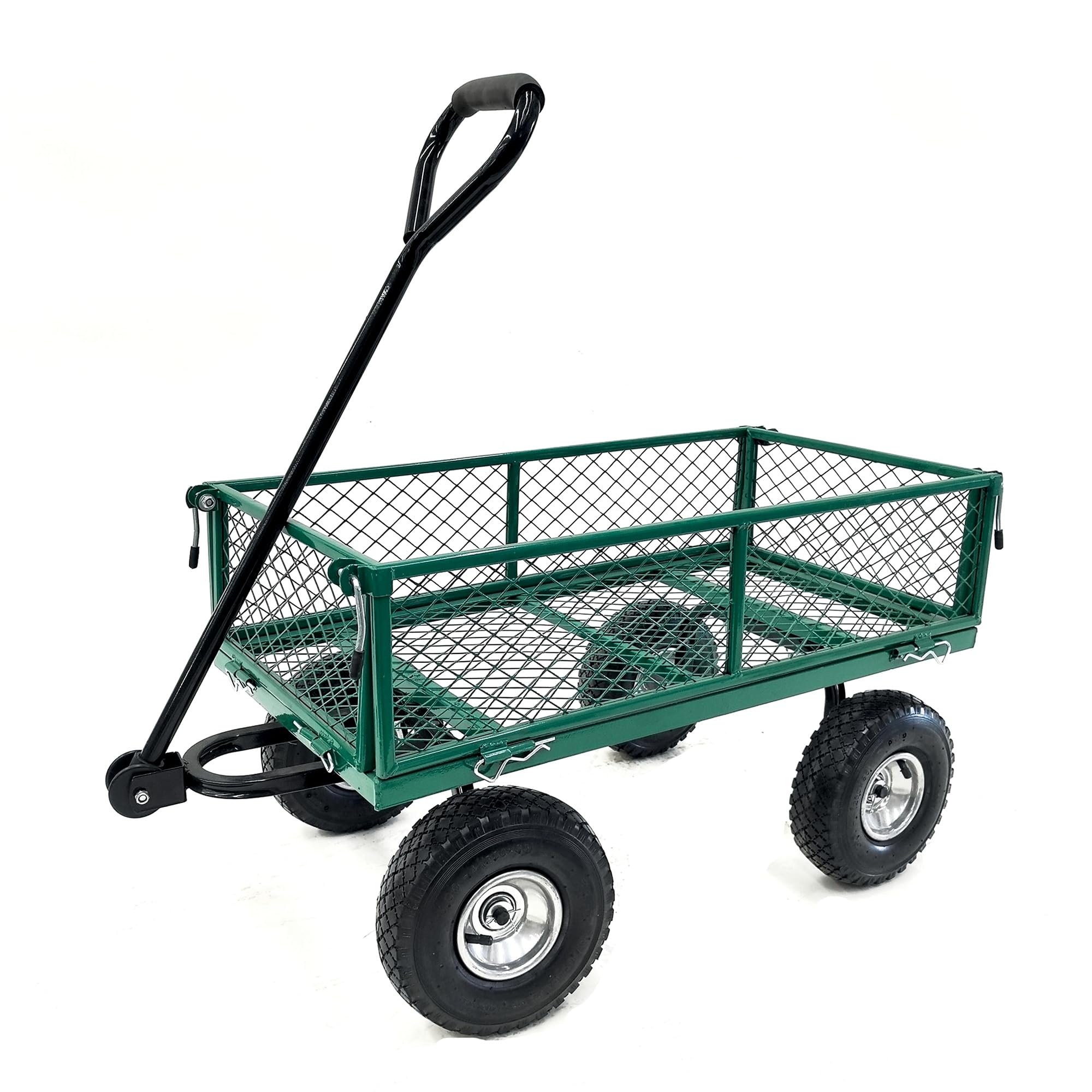 WERKA PRO Remolque de jardín con Rejilla 65l