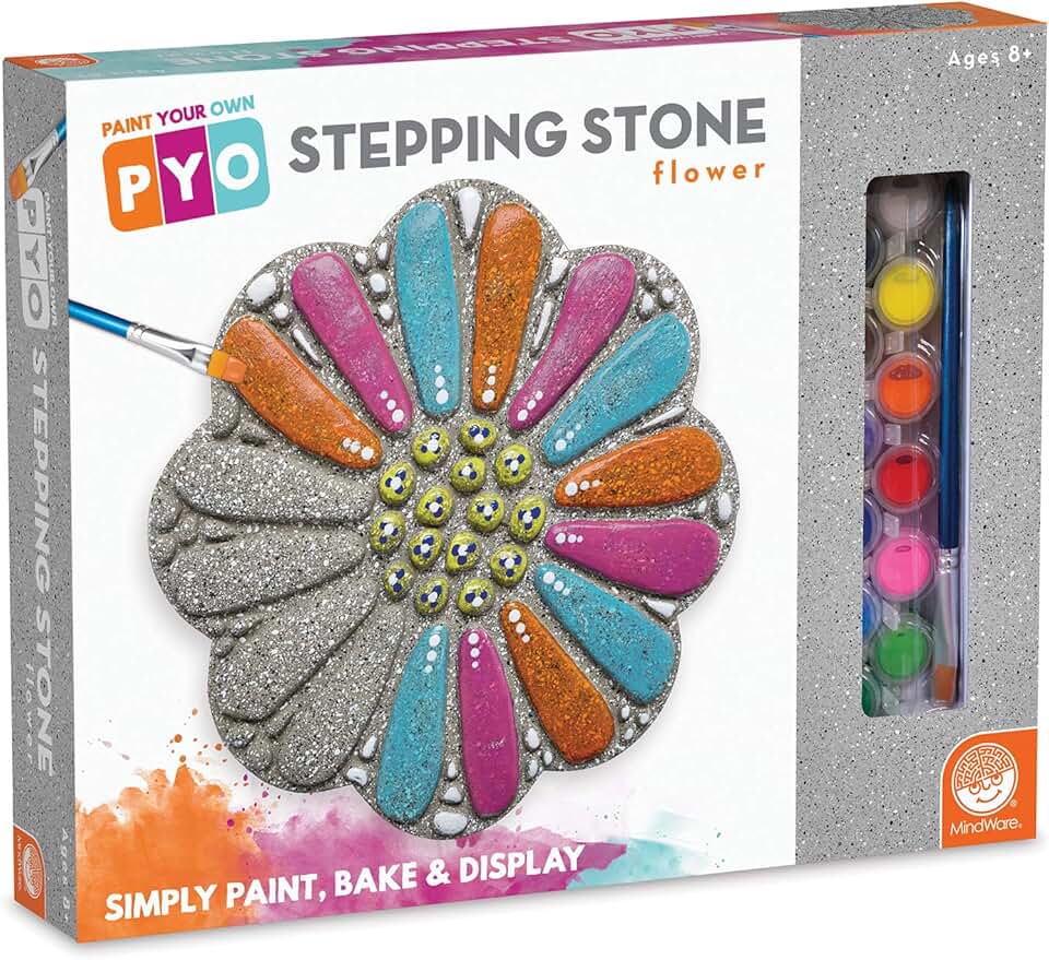 paint your own stepping stone kit