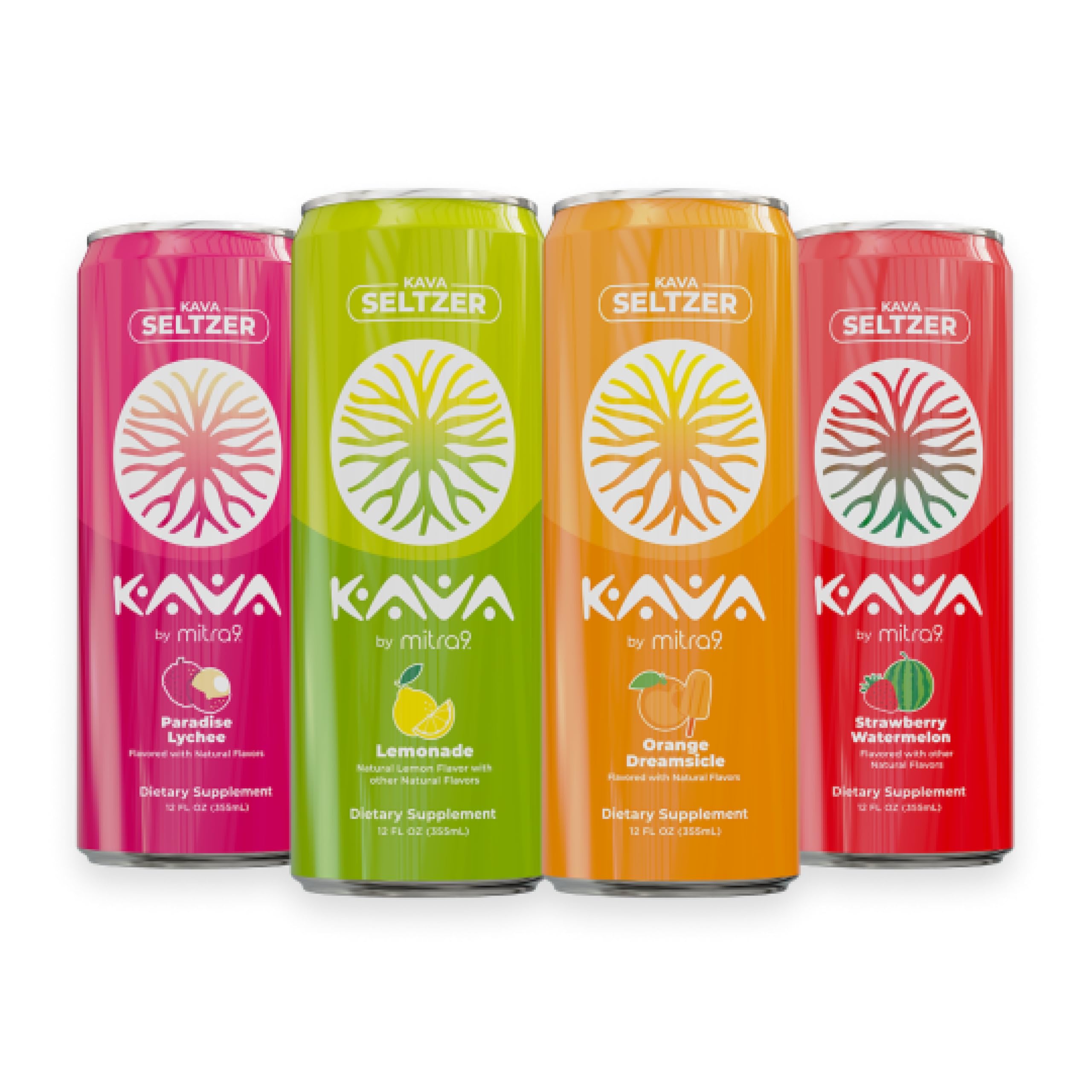 Amazon.com : Mitra9 | Variety Pack Kava Seltzer - Sparkling