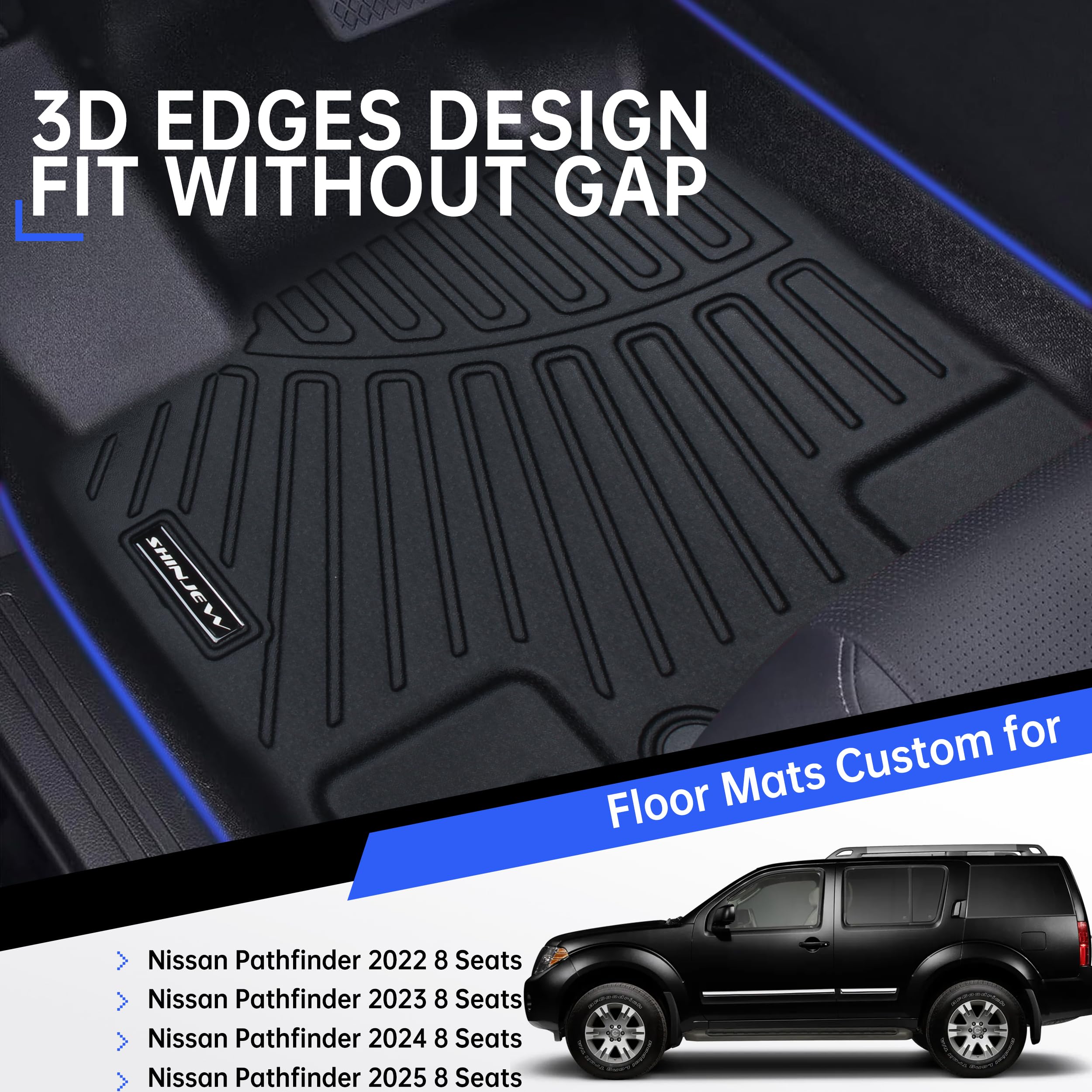 Amazon.com: SHINJEW Floor Mat & Trunk mat Compatible with