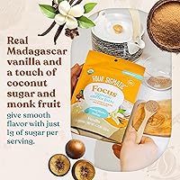 Vista 7 de Four Sigmatic Vanilla Focus - Café con leche de hongos a base de plantas con leche instantáneo orgánico con hongo de melena de león