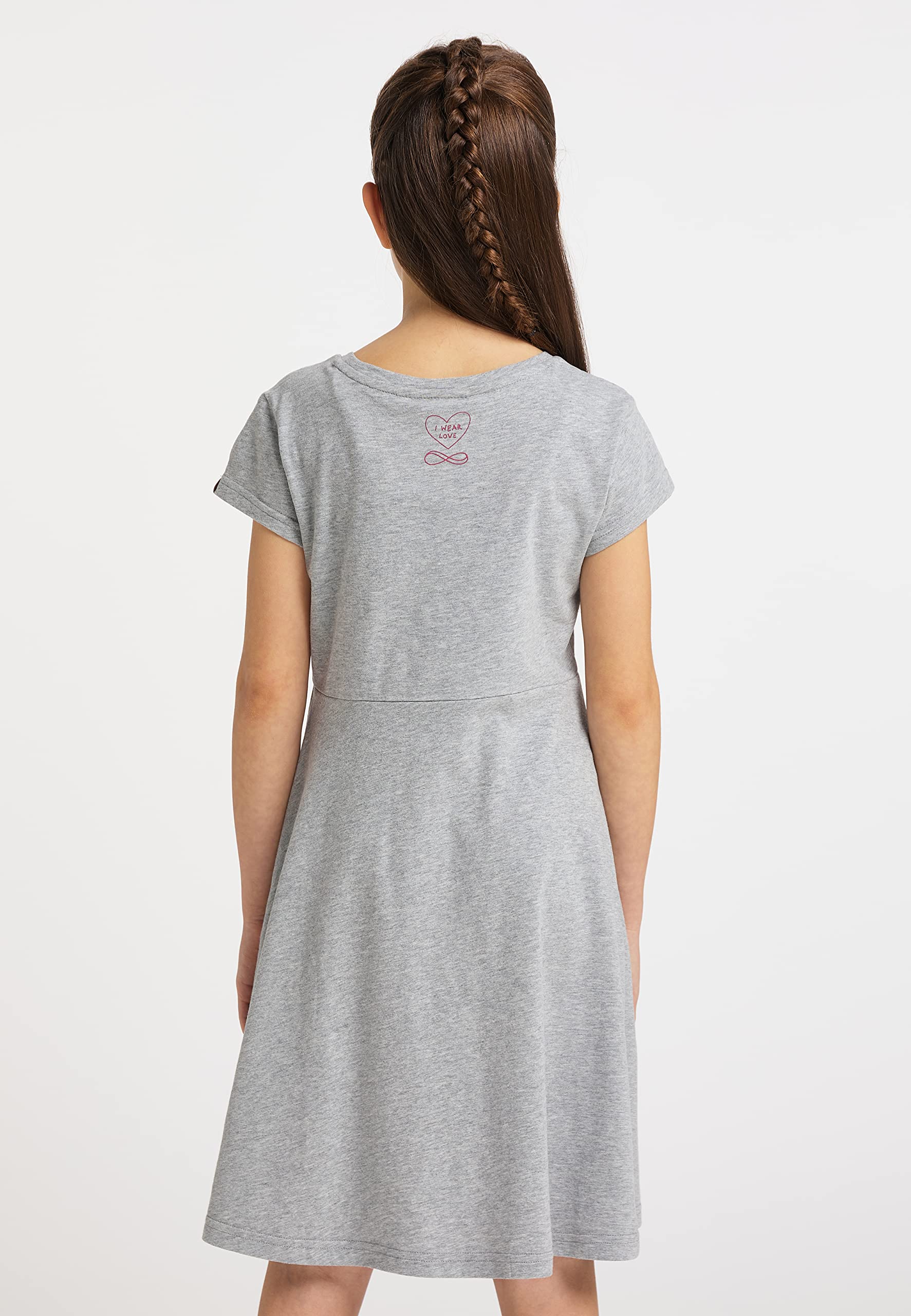Ragwear Mädchen Kleid GWENDOLINE und GWENDOLINE DOTS Sommerkleid gepunktet und Einfarbig in sommerlichen Farben