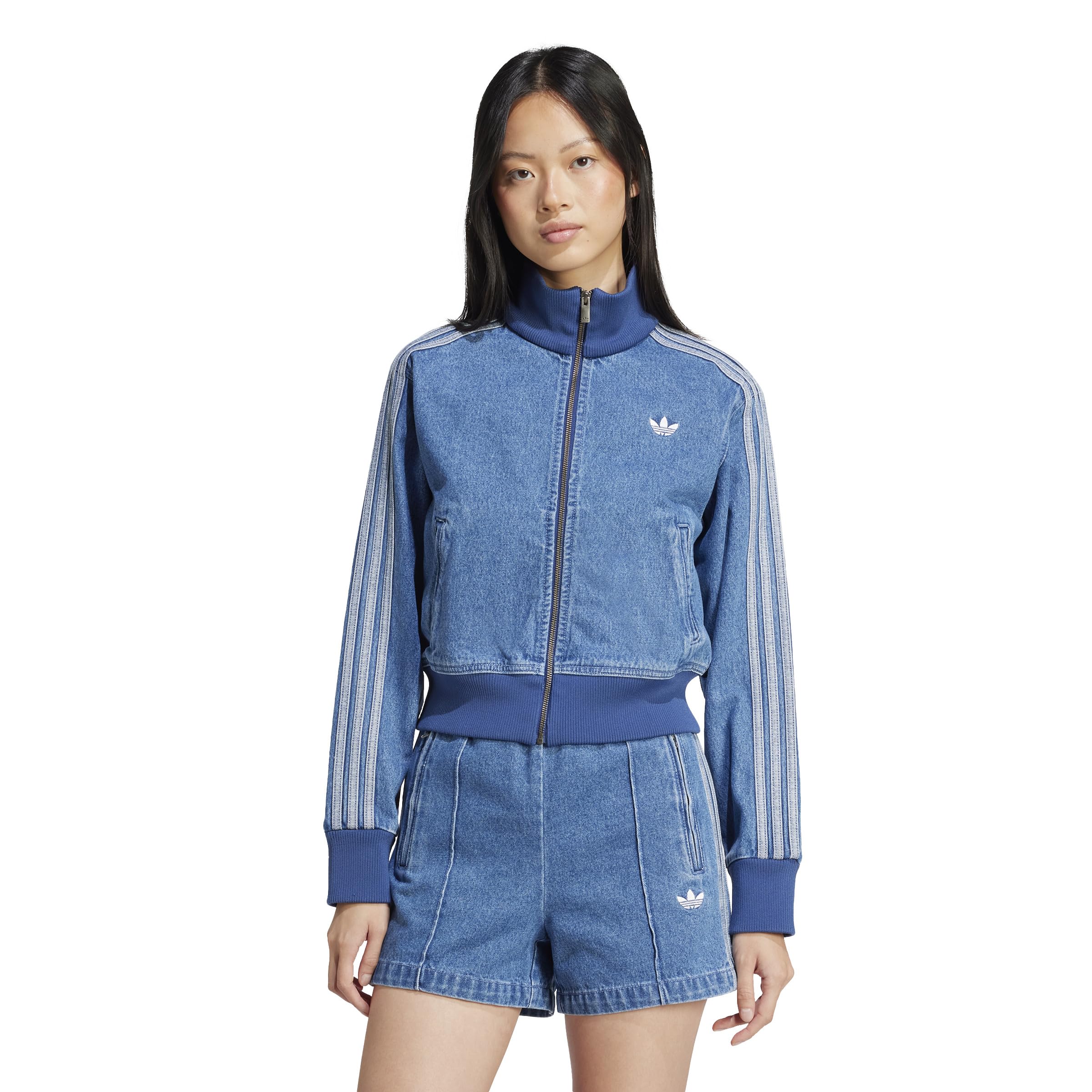 adidas originals Adicolor Denim Track Top | Blue | Size-S |-picture-11