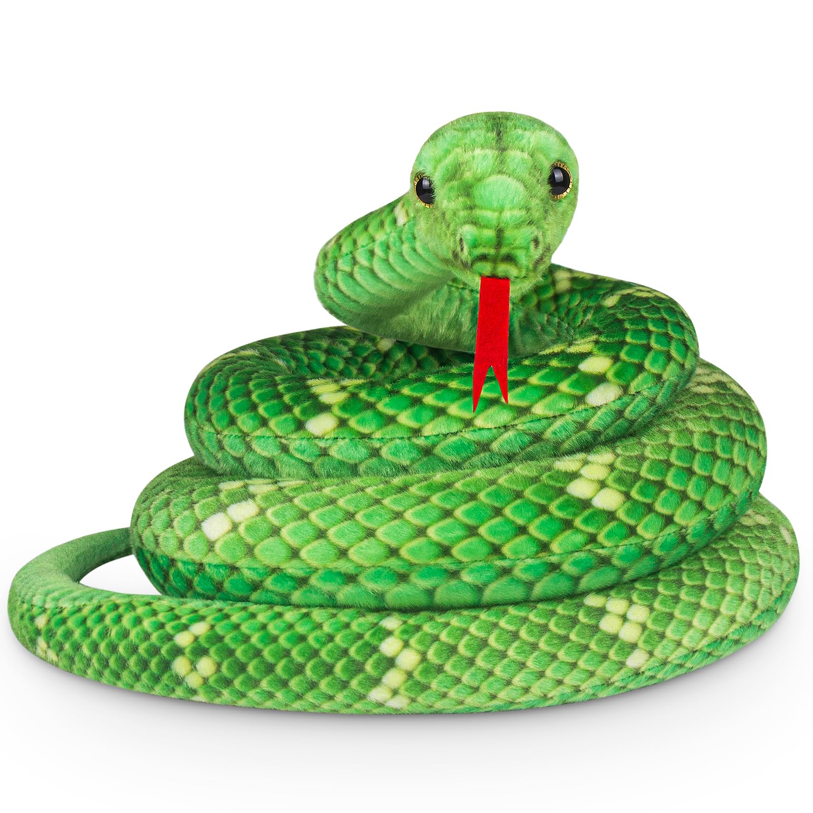 Amazon.com: Hozzi Giant Boa Constrictor Large Stuffed Animal Snake