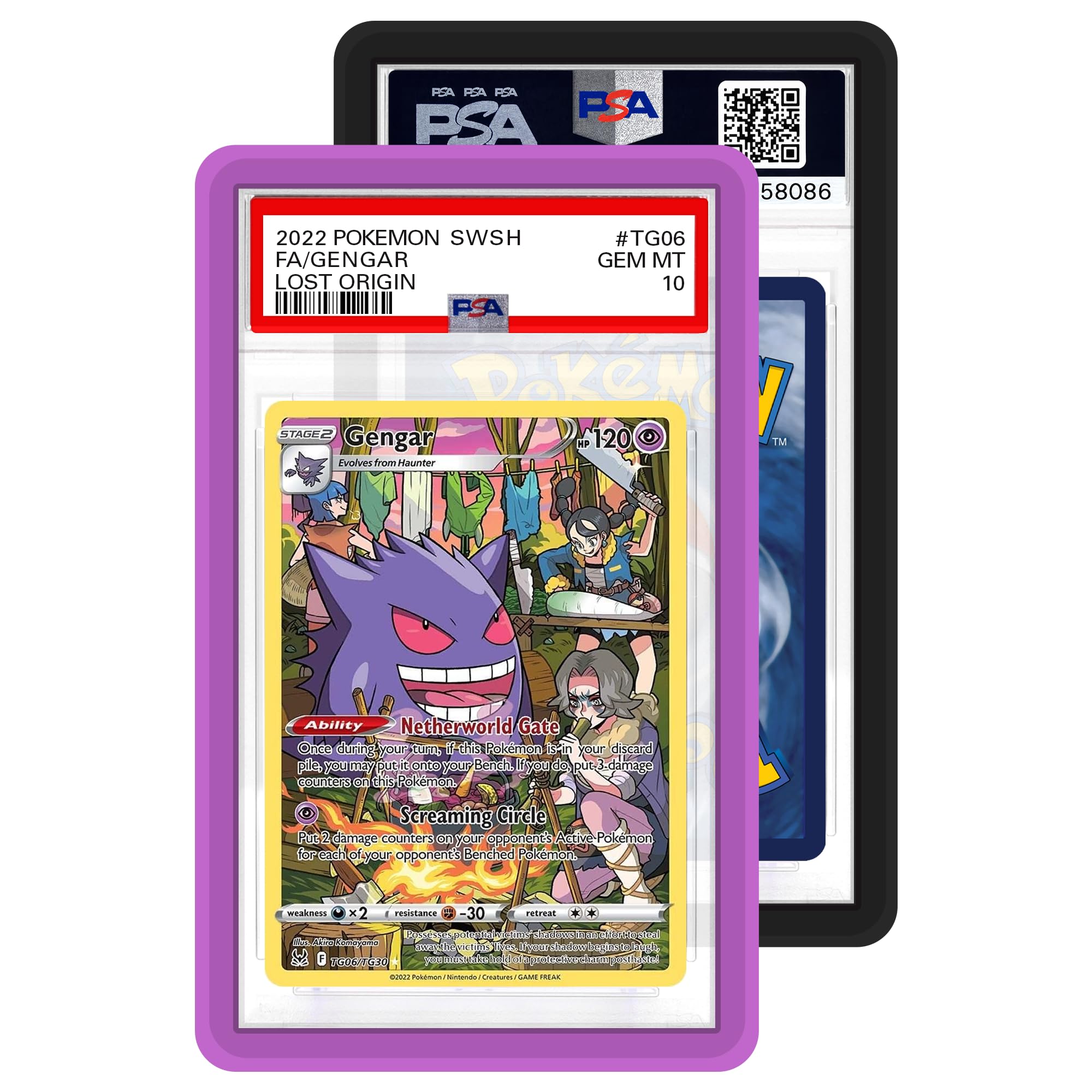 Slab Guard Bumper for PSA Slab Graded Cards Protector Case (2 Pack)