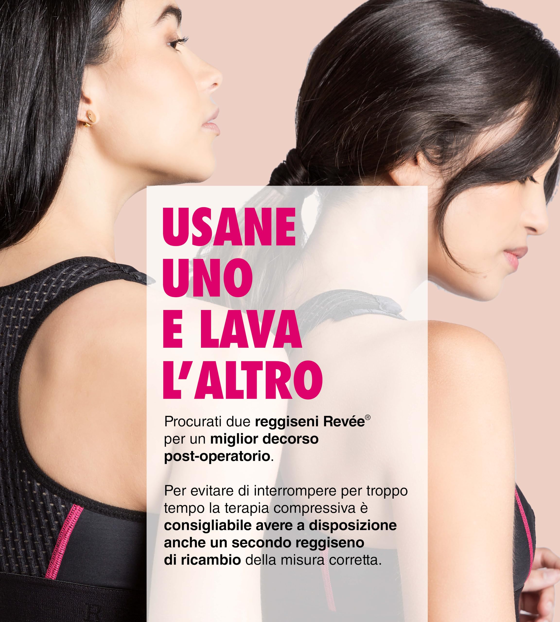 REVÉE Reggiseno Post-Operatorio per Mastoplastica Additiva, Riduttiva, Sostituzione Protesi, Mastopessi, Oncoplastica, Quadrantectomia - Bra Julie