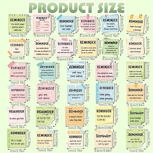 Miniatura 2 de 32 imanes bohemios de salud mental para nevera, imanes de afirmación positiva, palabras inspiradoras, imán para refrigerador para oficina, personal