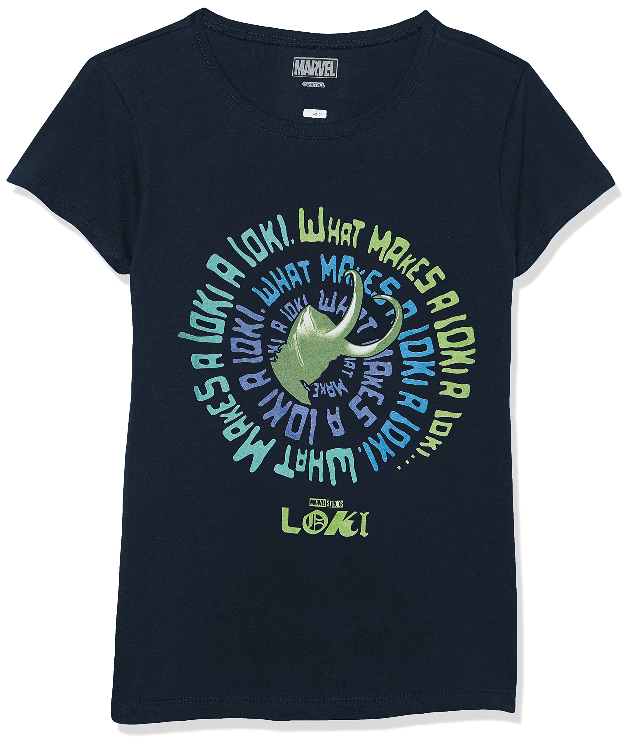 T-shirt Marvel fille S bleu marine ne déteint pas vêtement coton durable - 4