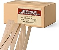 Vista 11 de Henry Bukke's Best Palitos de mezcla de madera de tilo hechos en Estados Unidos, 15 unidades, 21 x 1-1/8 x 1/4 pulgadas, paletas de mezcla de grado