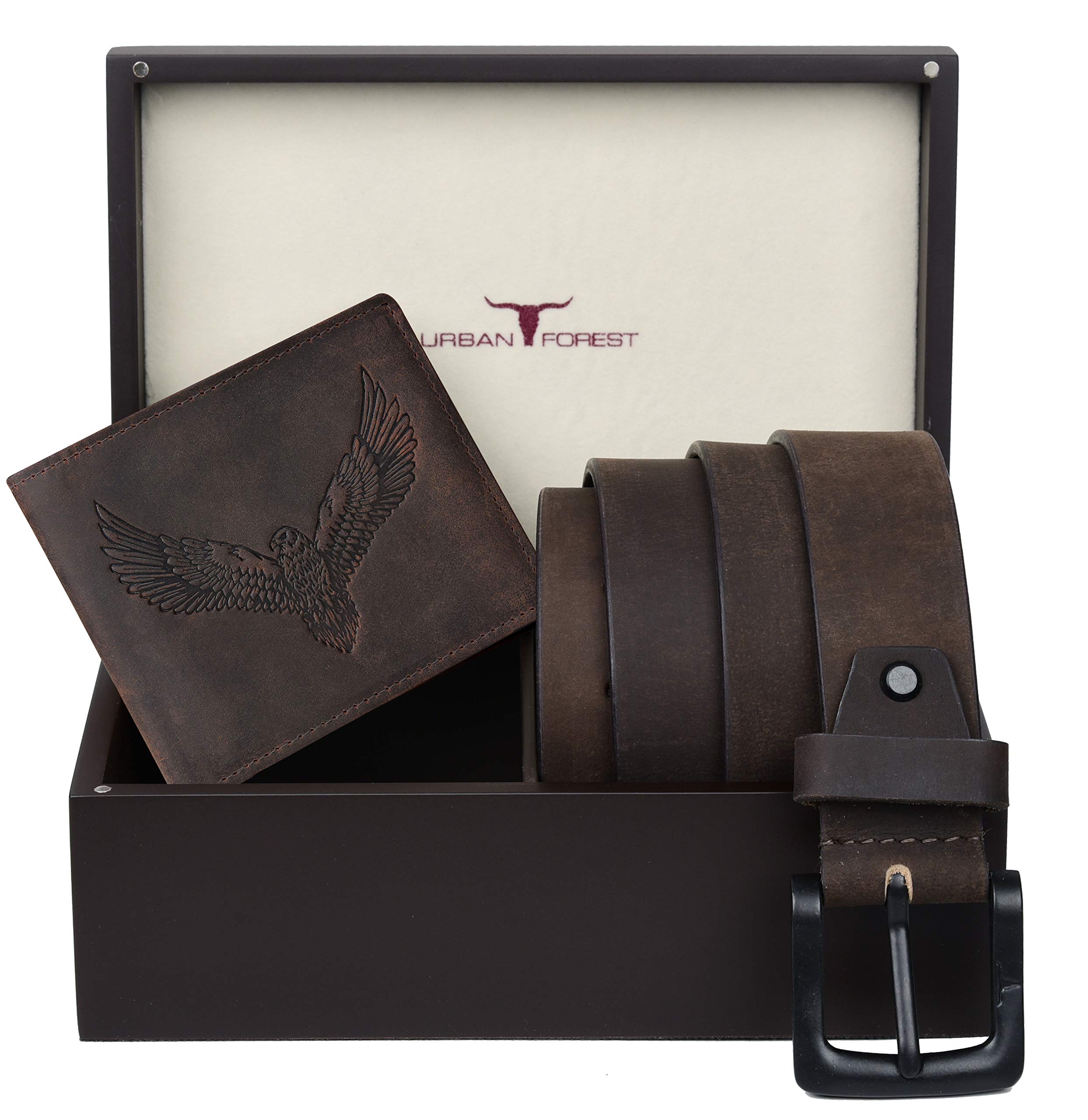 Buy URBAN FOREST Zeke Vintage Brown Leather Wallet & Casual Brown