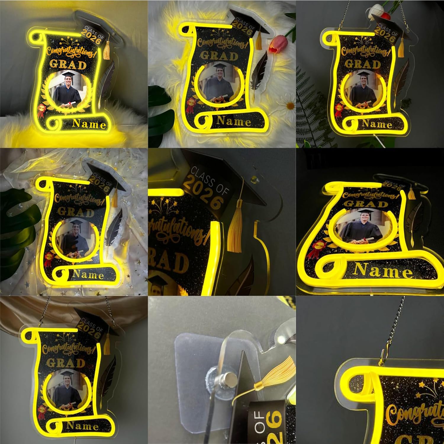 Snapklik.com : Dicodes Personalized Graduation Gift Neon Signs Congrats ...