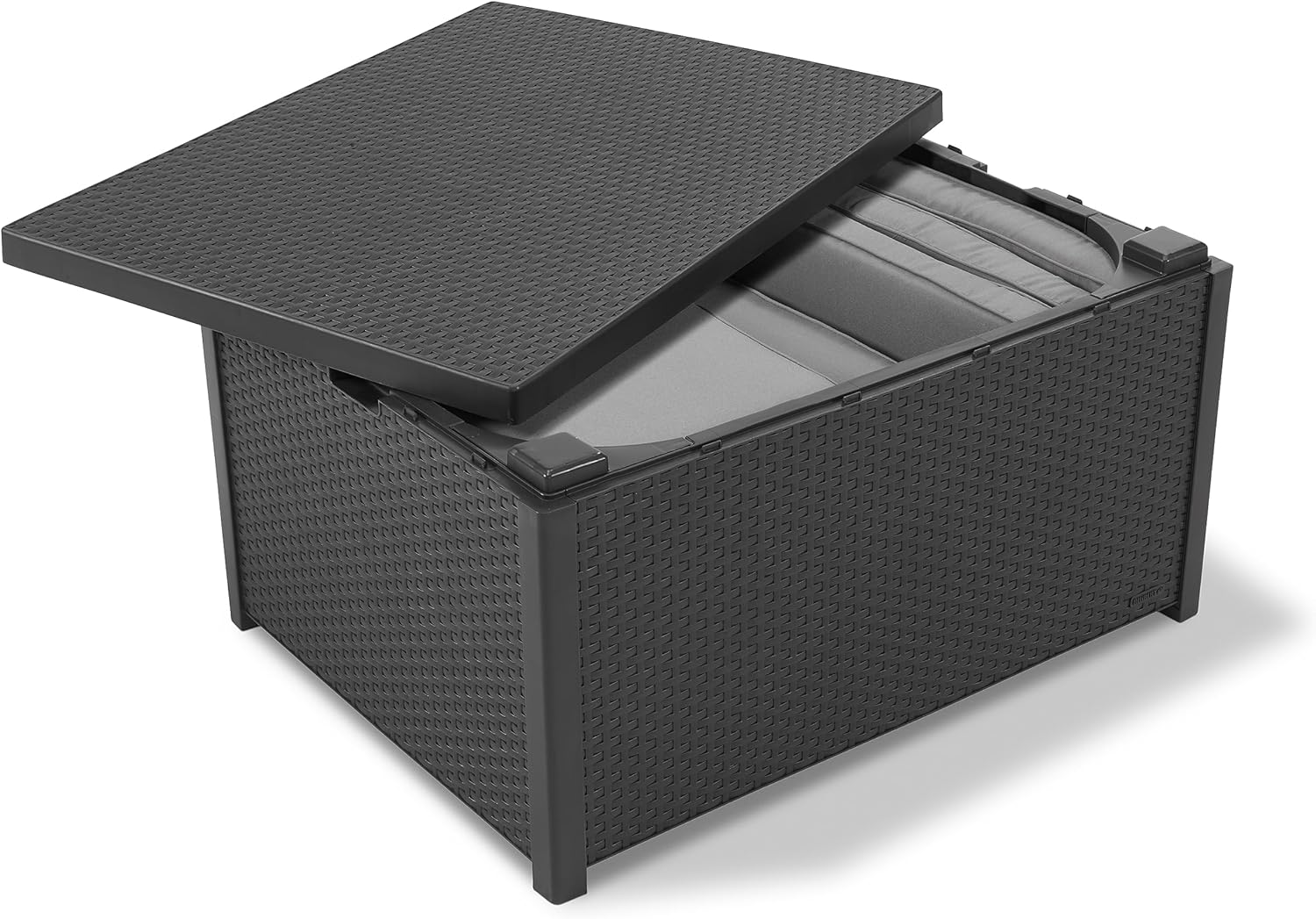 Keter 220002 Allibert Arica Outdoor Storage Box-Graphite, 78x58x10 cm