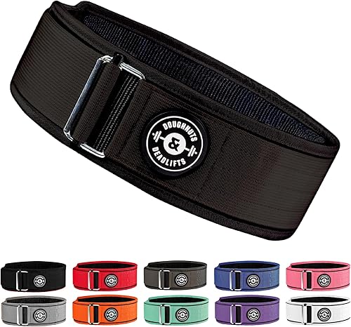 Cinturón de levantamiento de pesas para sentadillas, cinturón de levantamiento de pesas para peso muerto, soporte de espalda de 4 pulgadas para disponible en Yaxa Colombia